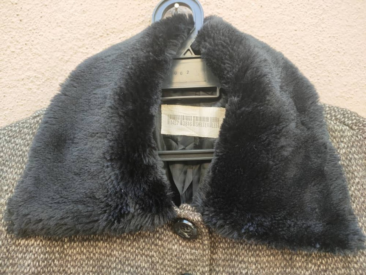 Cashmere & Wool - Shelter Wool Fur Collar Jacket - 3