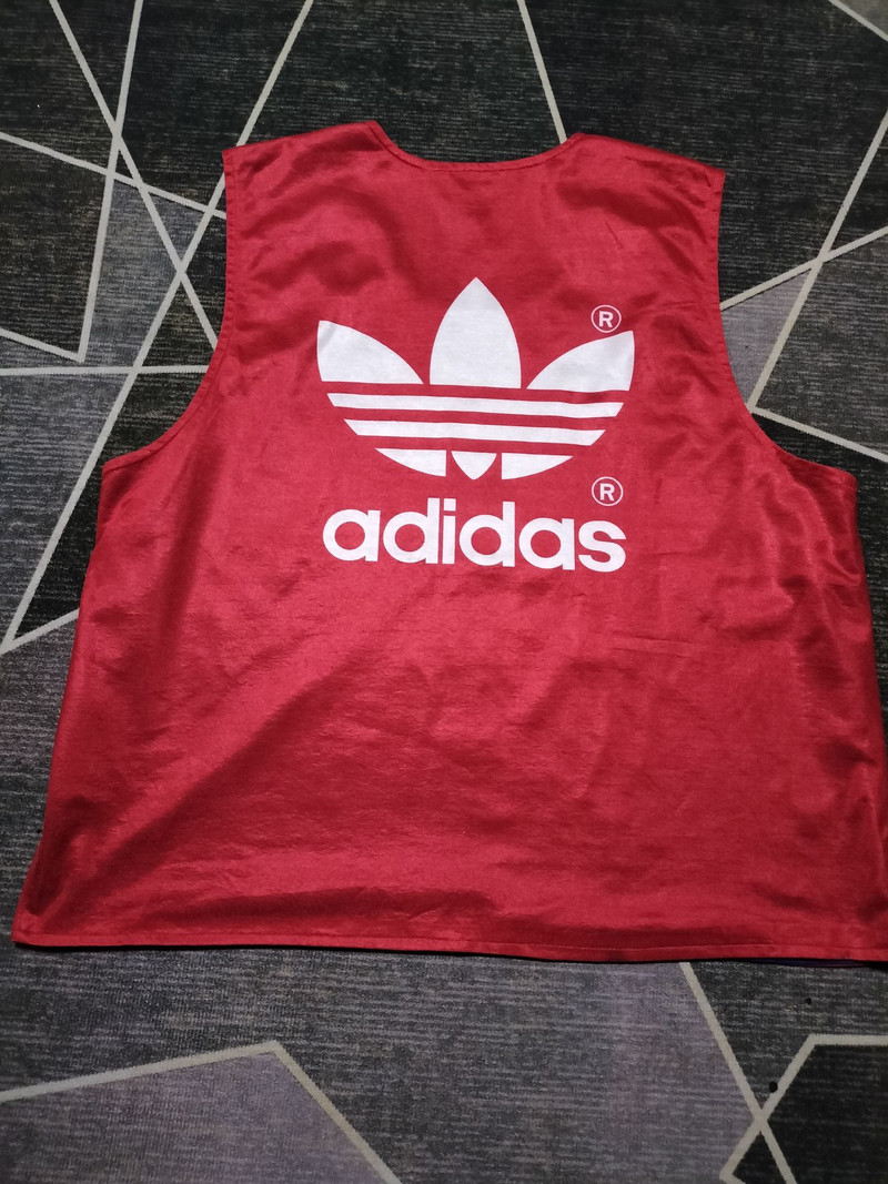 Vintage 90s Adidas Top Sleeveless Japan Reversible - 1