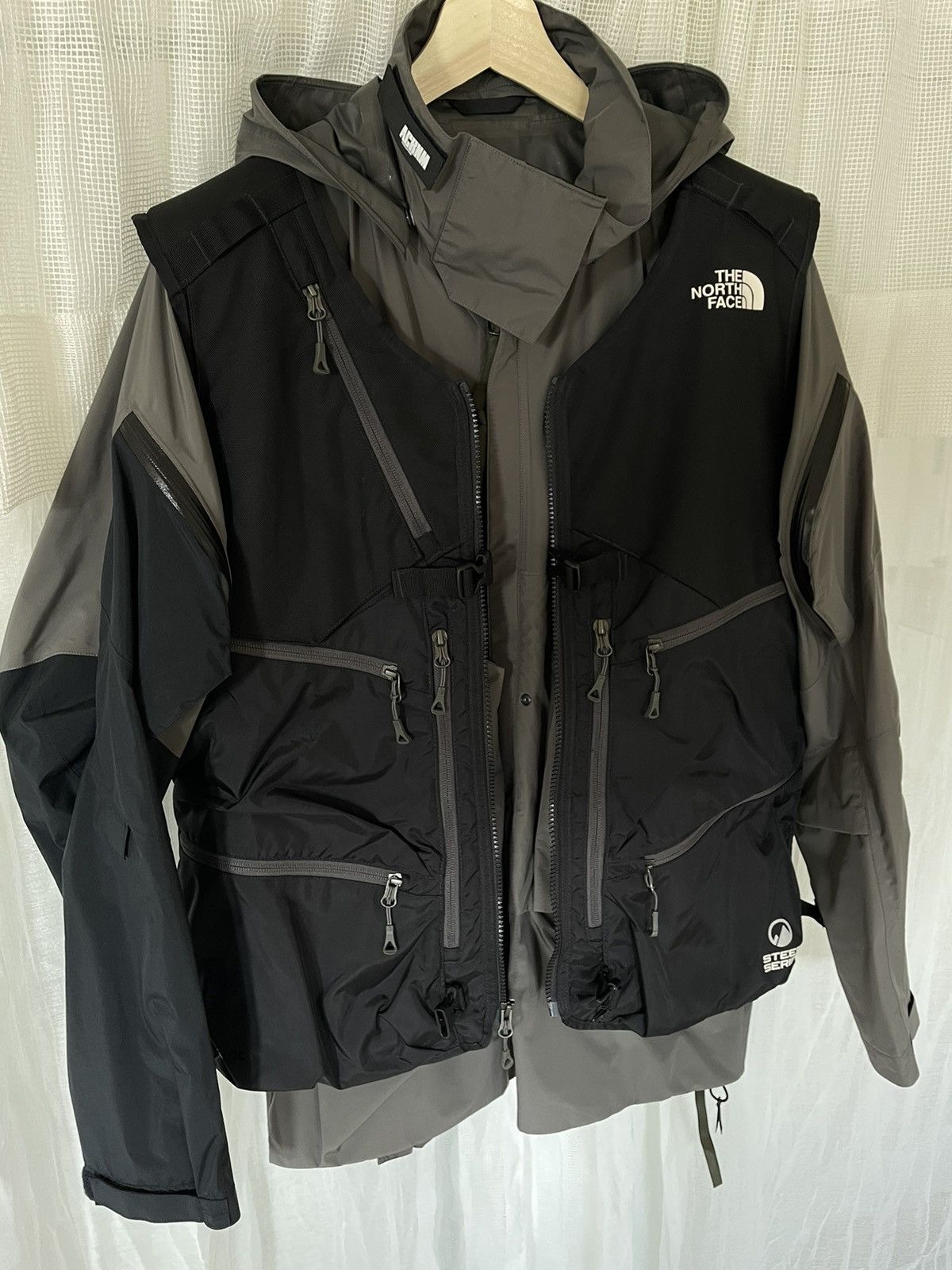 Vintage - North Face Powder Guide Vest - Steep Series - Black - XL - 1