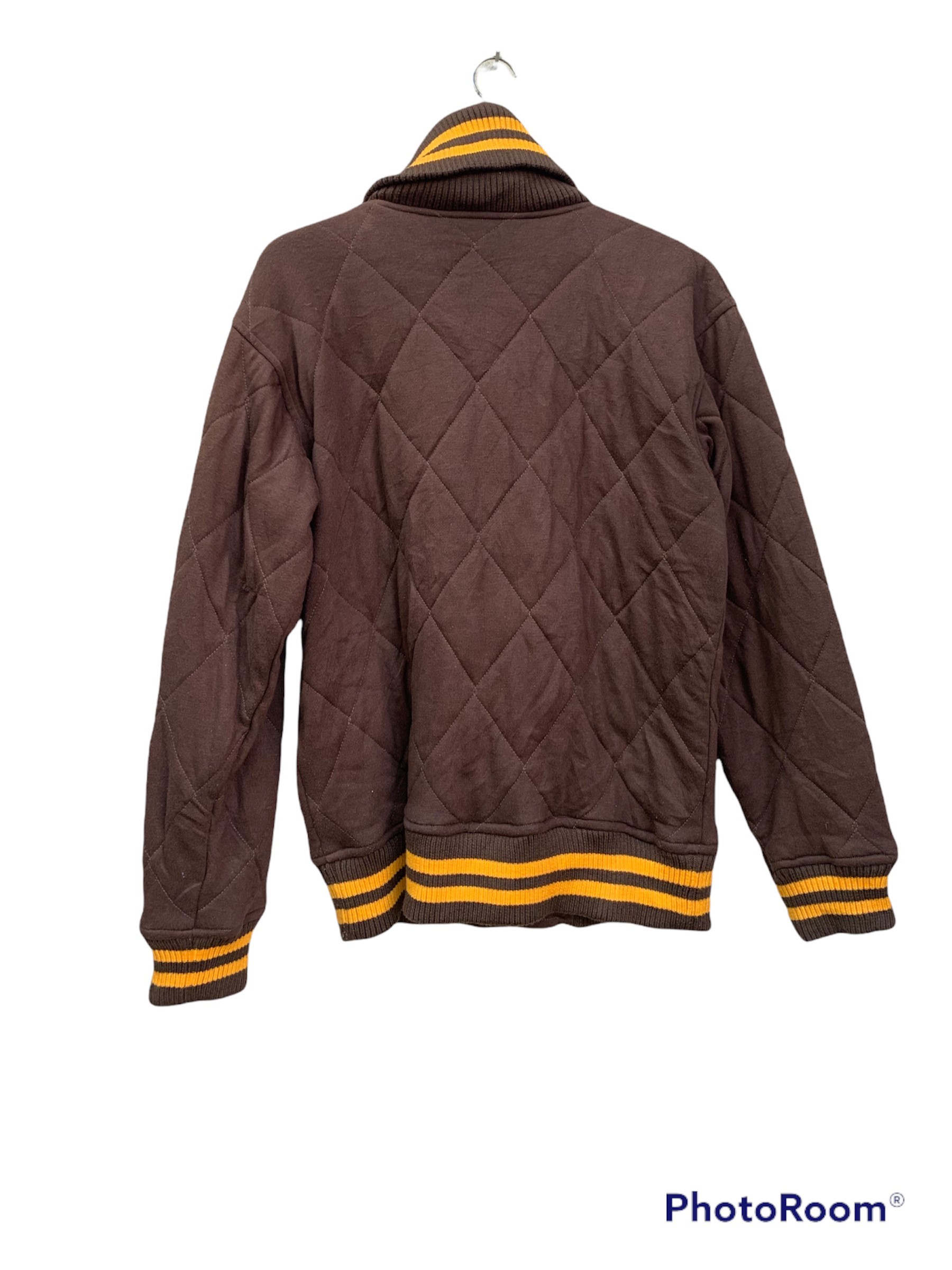 Vintage - Vintage Mischievous Big Collar Quilted Jacket - 3