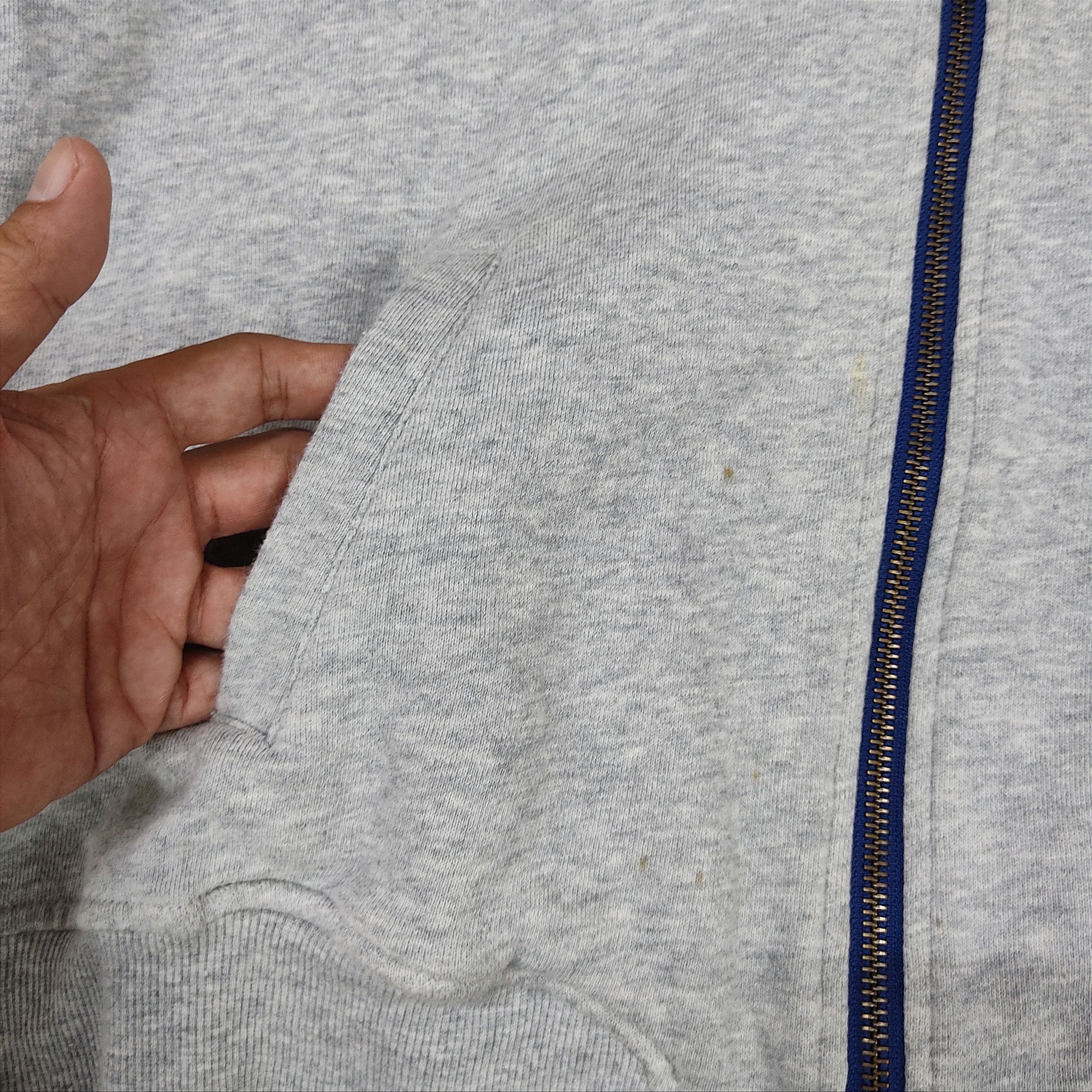 FRAPBOIS Pleated Sleeve Light Baggy Zipper Sweatshirt - 4