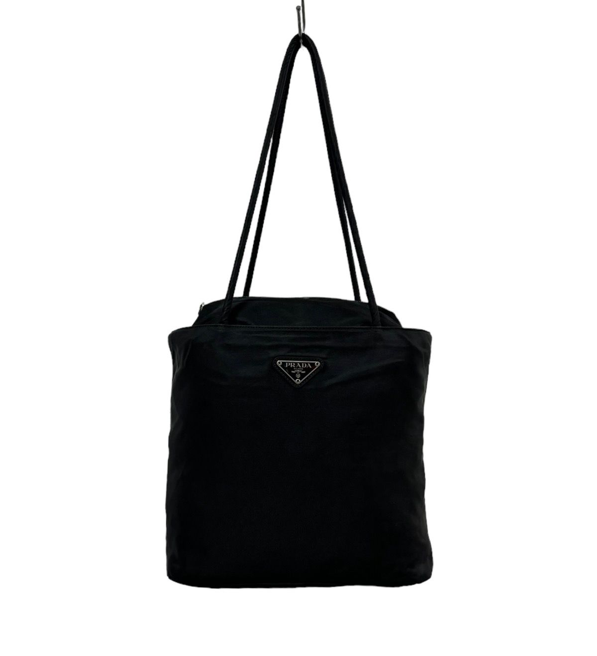 Authentic🔥Prada Tessuto Black Nylon Tote Bags - 1