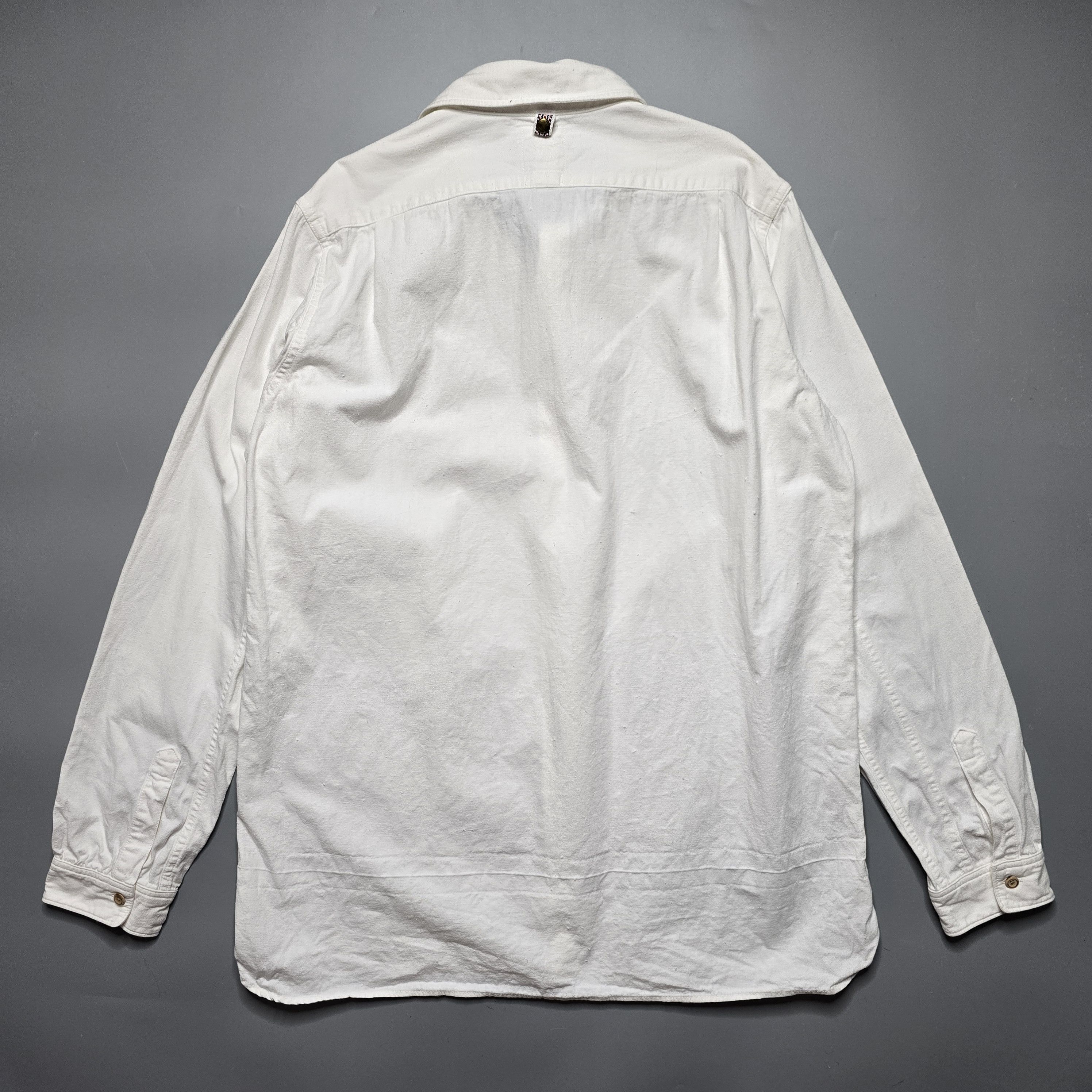 Visvim - Long Rider Shirt - Bleached Cotton Linen - 2