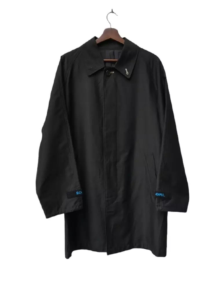 Japanese Brand Sophnet Black Long Coat Jacket - 1