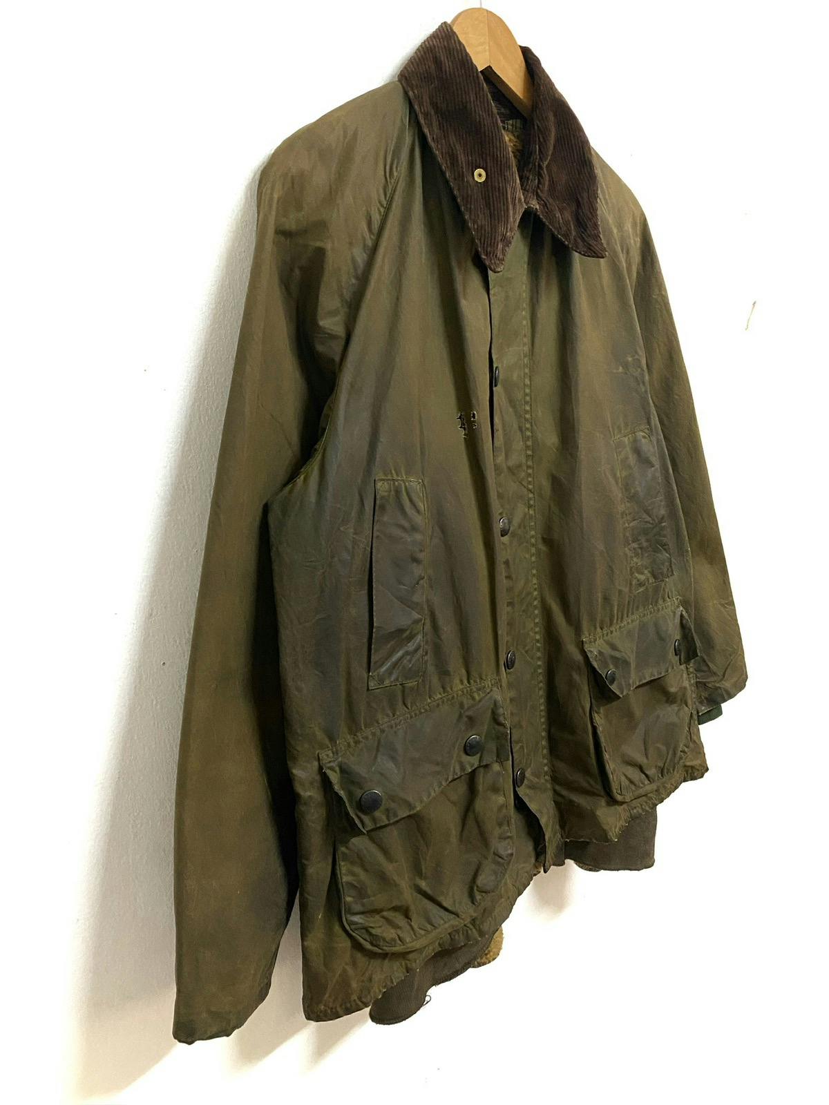 Barbour Classic Bedale Pile Lining Wax Jacket England Made - 4