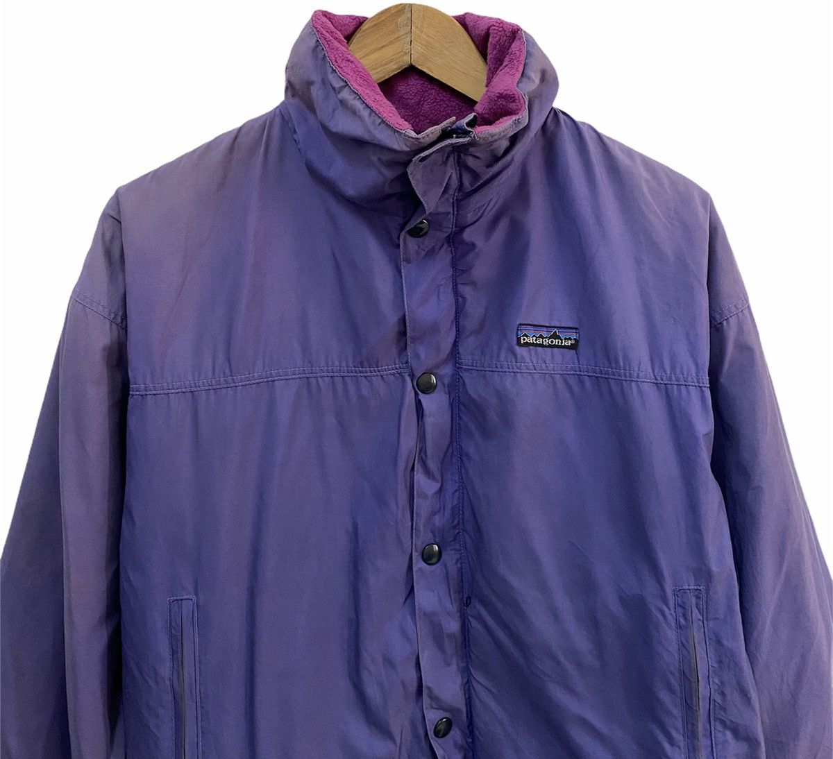 Vintage - 🔥80s PATAGONIA CAPILENE LINED BOXY SUNFADED JACKET - 4