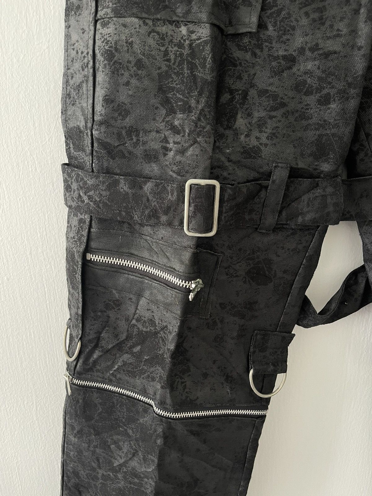 Designer - Japanese Brand Seditionaries bondage back zip wax pants - 12