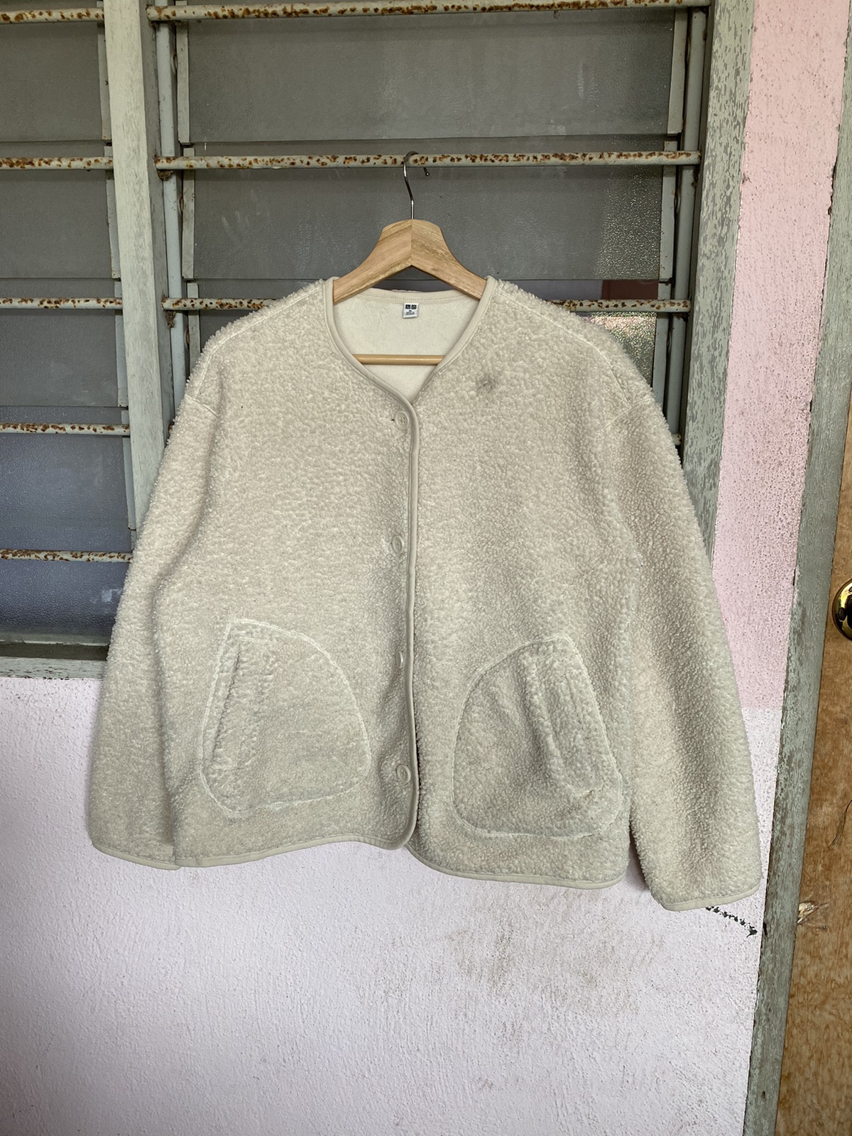 Uniqlo - 🔥 STEALS 🔥 Uniqlo Sherpa Fleece Cropped Cardigan - 5