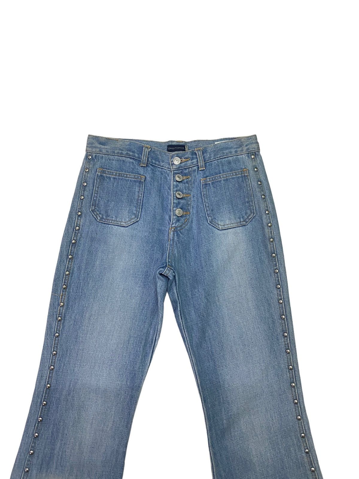 Super Flared Vintage Daily Topics Bell Bottom Denim S44K - 3