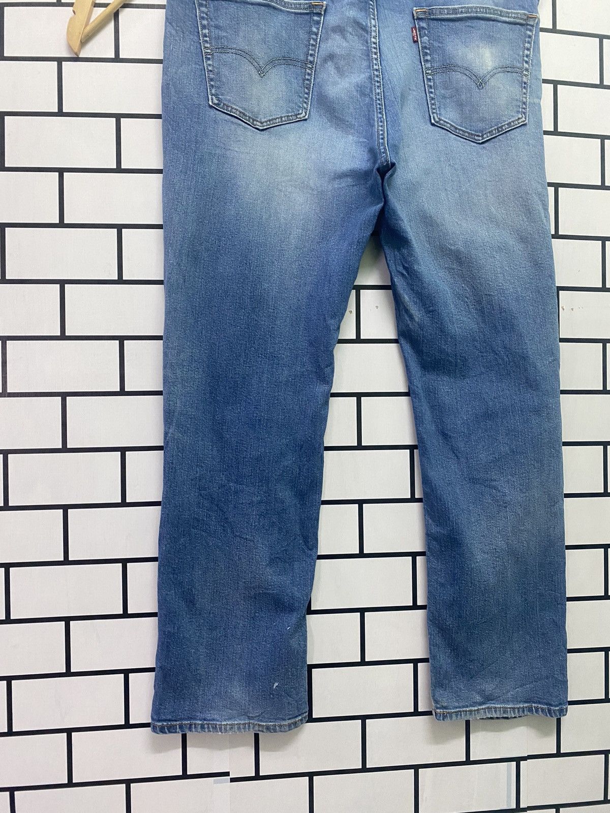 Vintage LEVIS 553 Blue Distressed Denim - L50 - 14