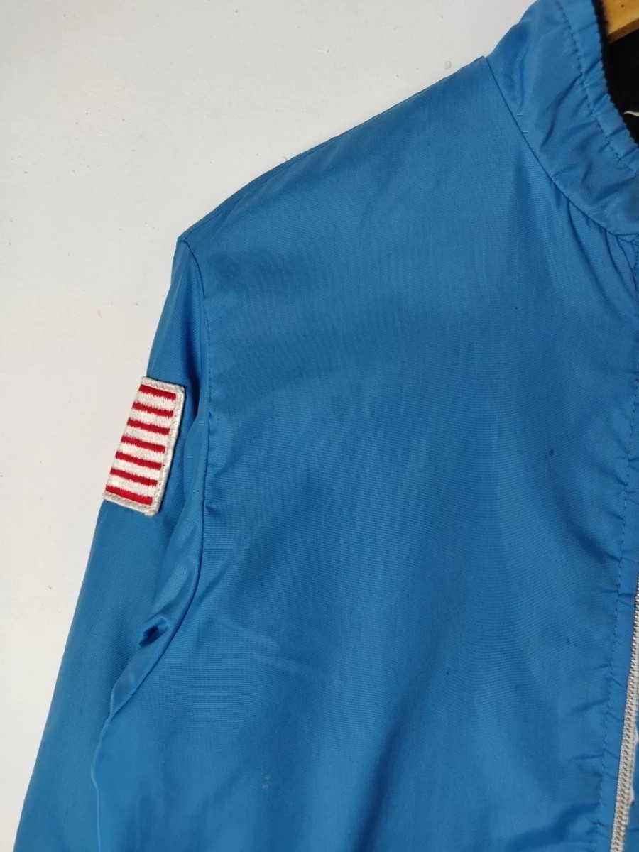Made In Usa - Stripes Bombers Flight Jacket Outerwear Coat Parka - 3