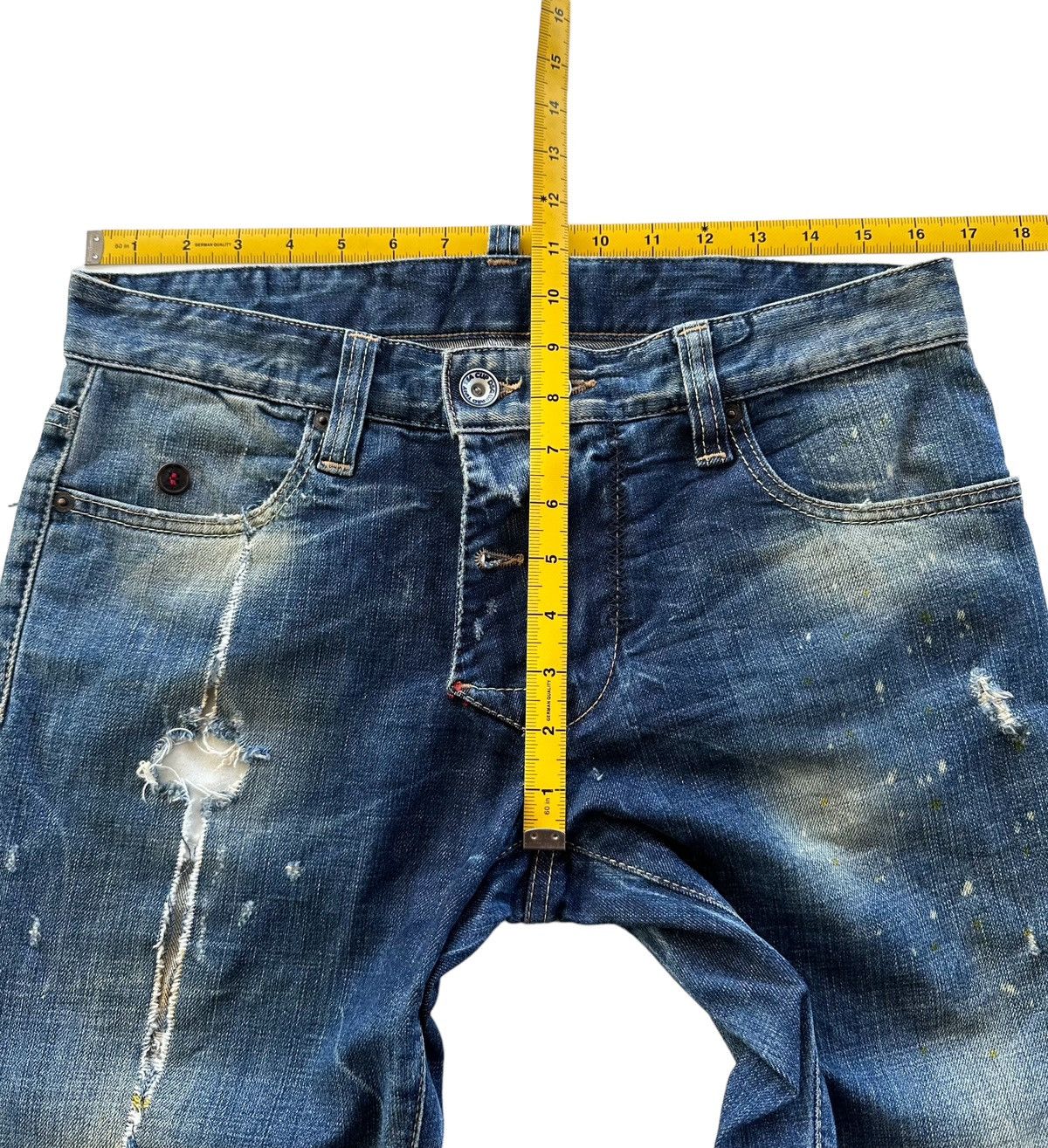 Dsquared2 Distressed Denim Jeans - 9