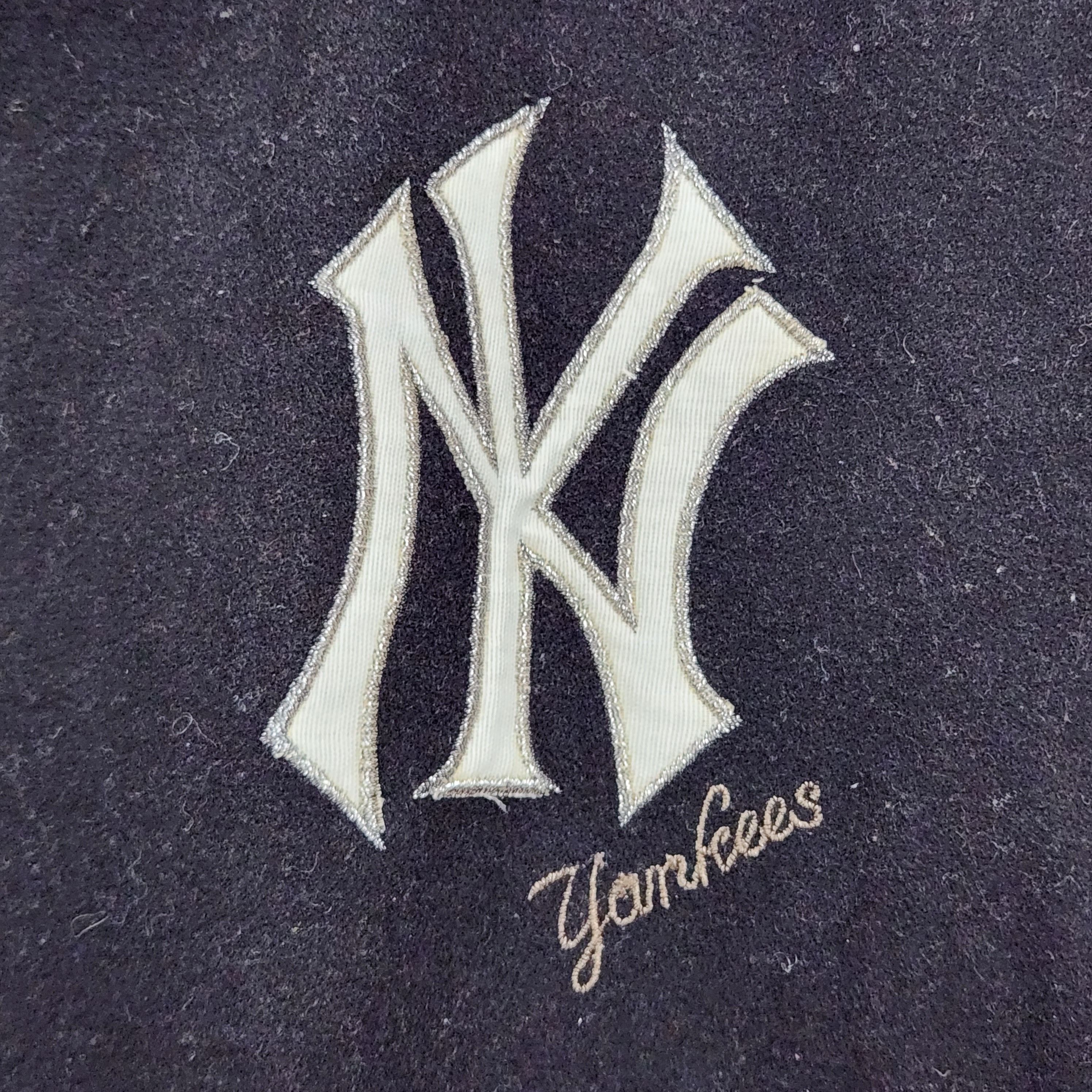 Vintage - New York Yankees MLB Bomber Varsity Jacket - 11