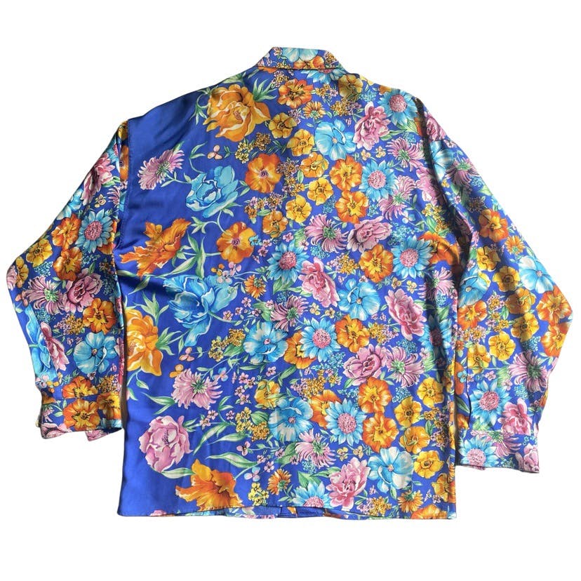 Vintage 90’s Versus Versace Floral Silk Shirt - 2