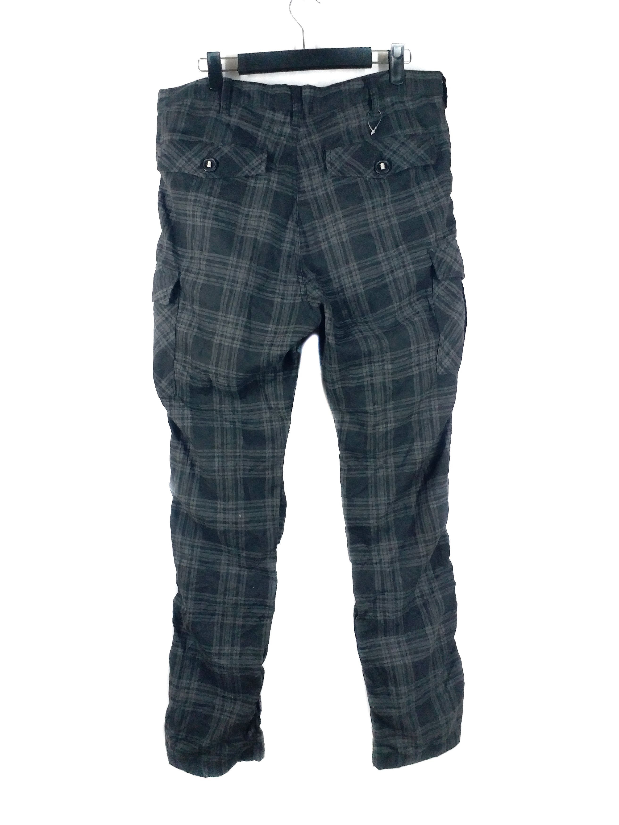 Japanese Brand - 🔥Awesome Tartan Cargo Pant Style Multipockets Size 31 - 2