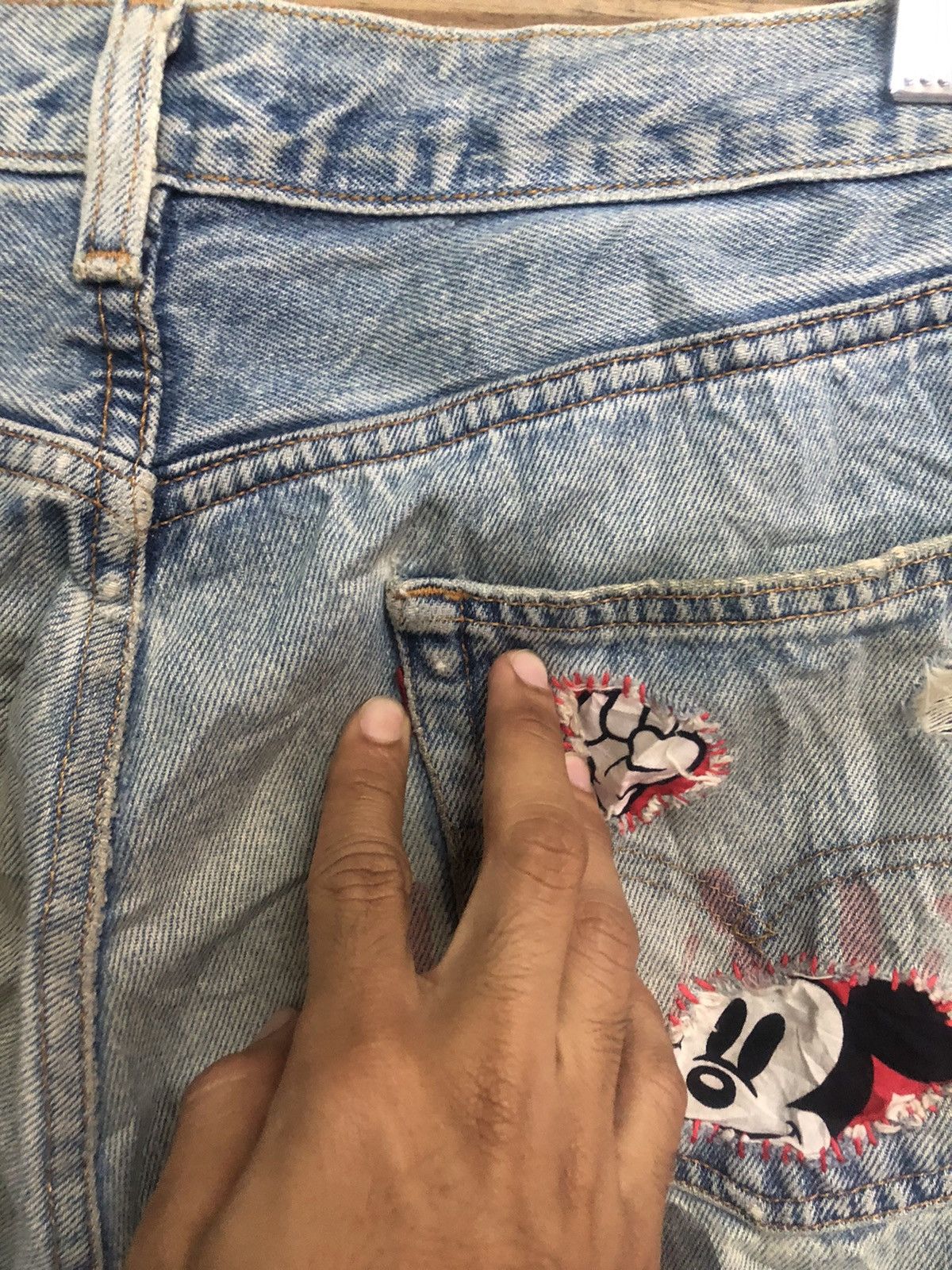 Rare Limited Edition 1997 Levi’s X Mickey Mouse Distressed - 10