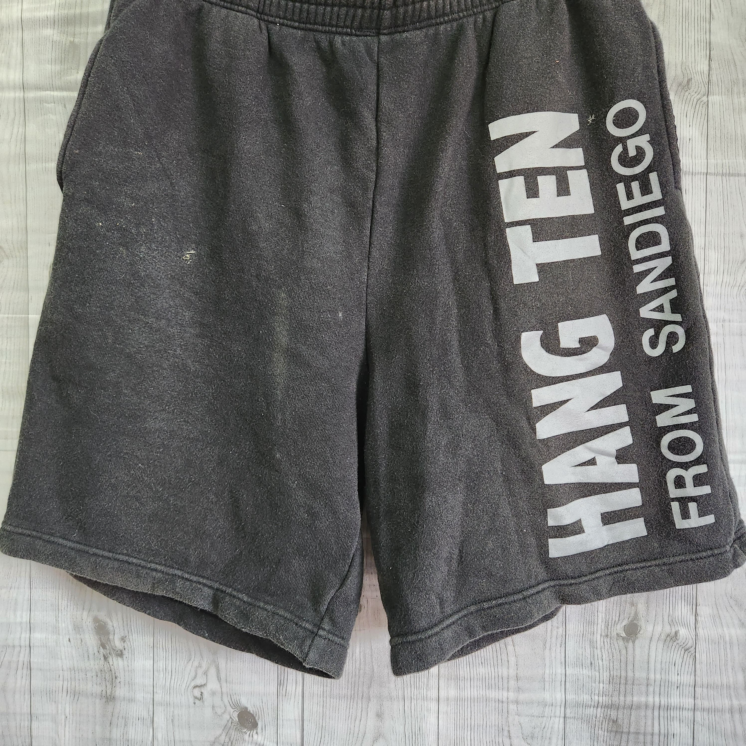 Hang Ten Vintage Big Logo San Diego Shorts Made In Japan - 10