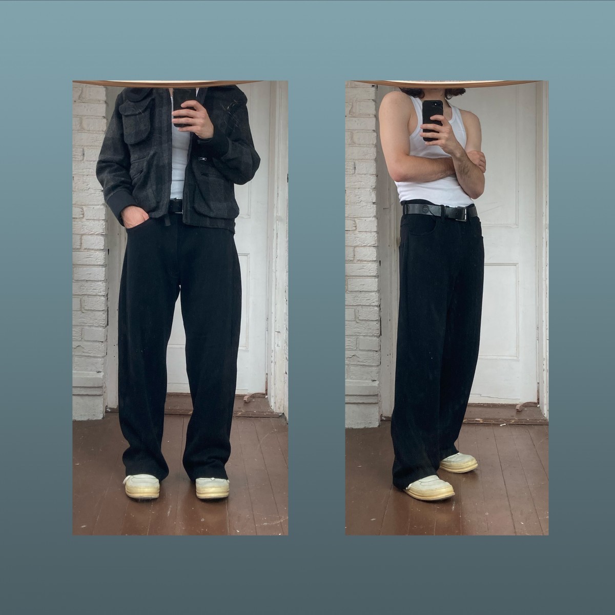 AW03 Wool Oversized pants - 6