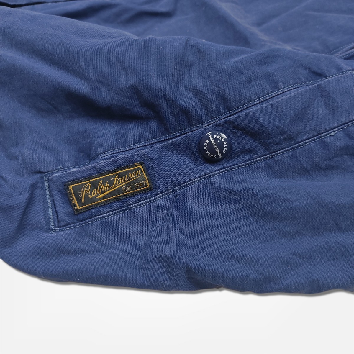 Harrington - Vintage Blue Jacket Workwear - 5