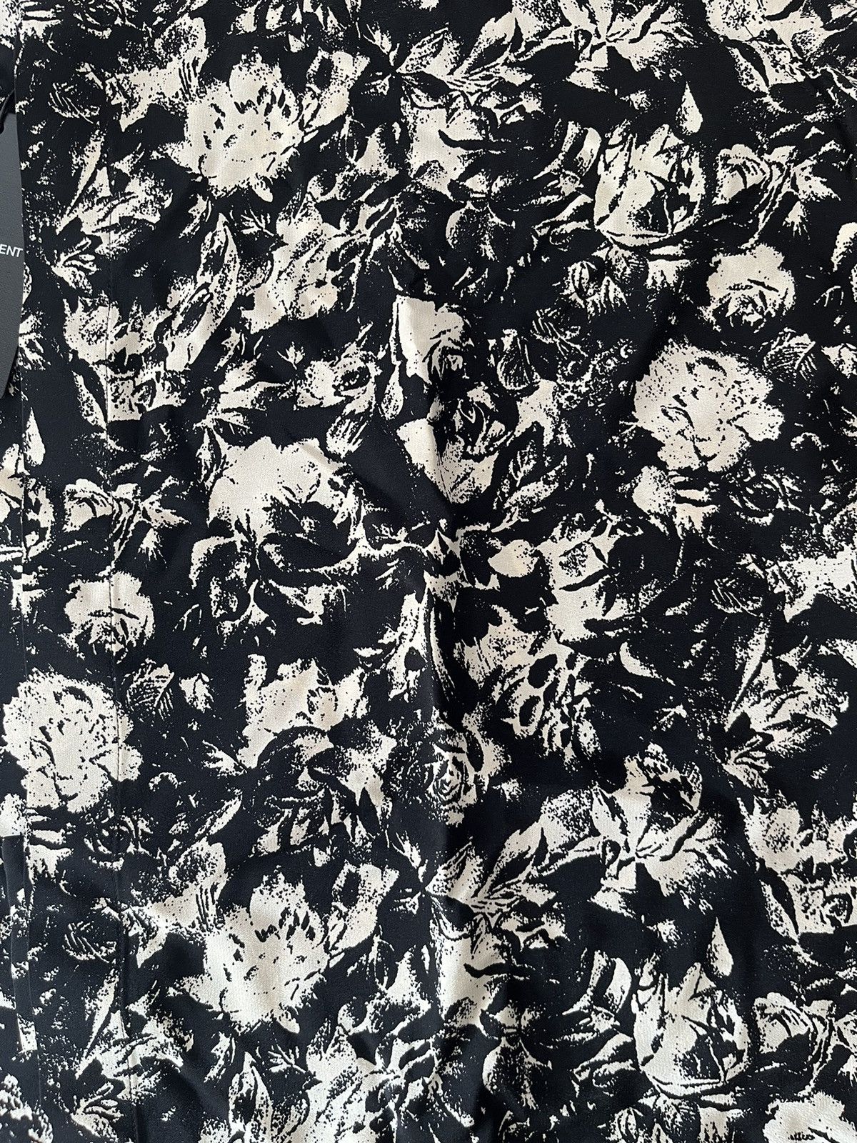 NWT - Saint Laurent Paris Flowers Silk Shirt - 2