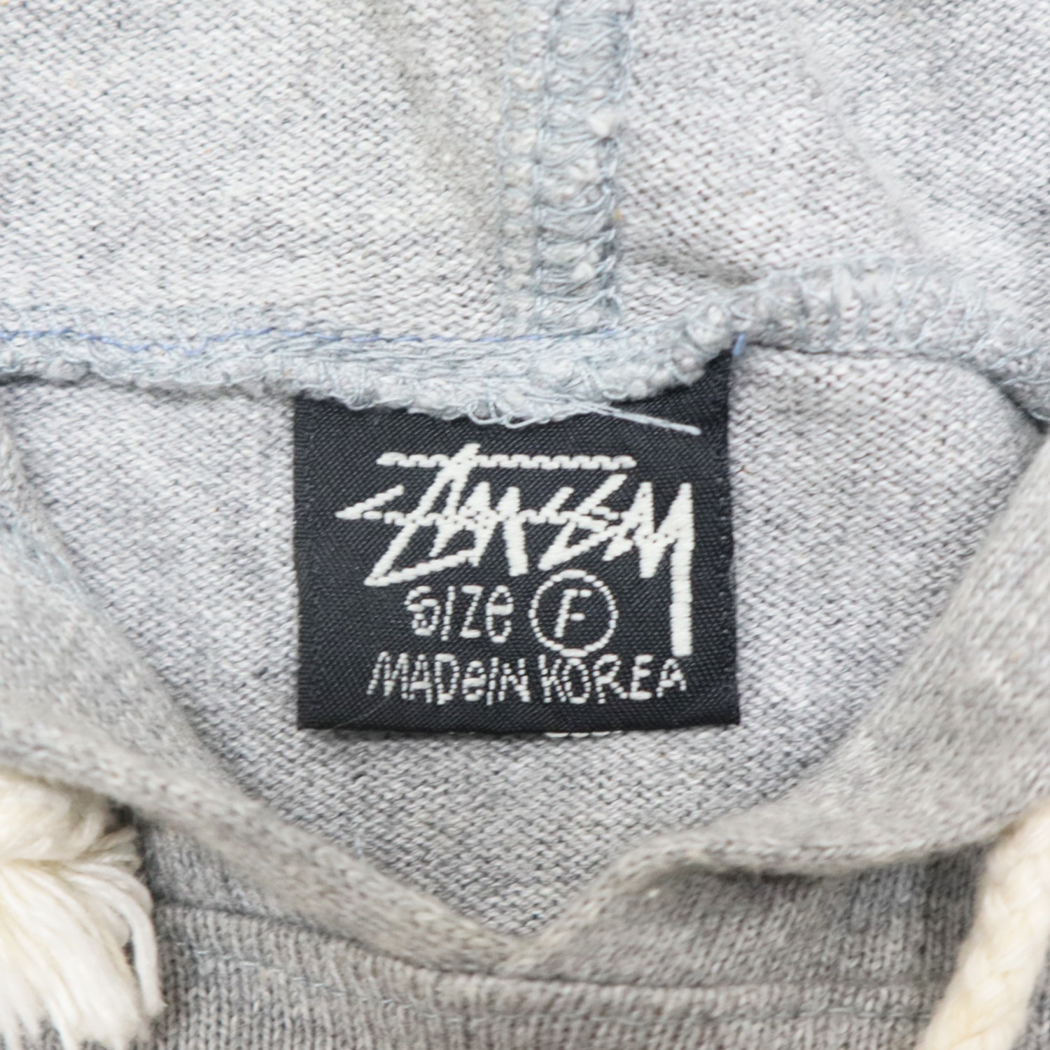 Vintage 90s STUSSY International Tribe Big Logo Embroidered T-Shirt Hoodie Oversize - 4