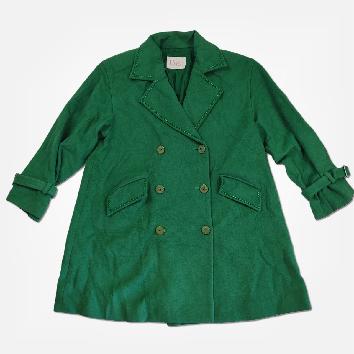 Christian Dior Monsieur - Christian Dior Mademoiselle Double Breasted Coat Jacket - 1