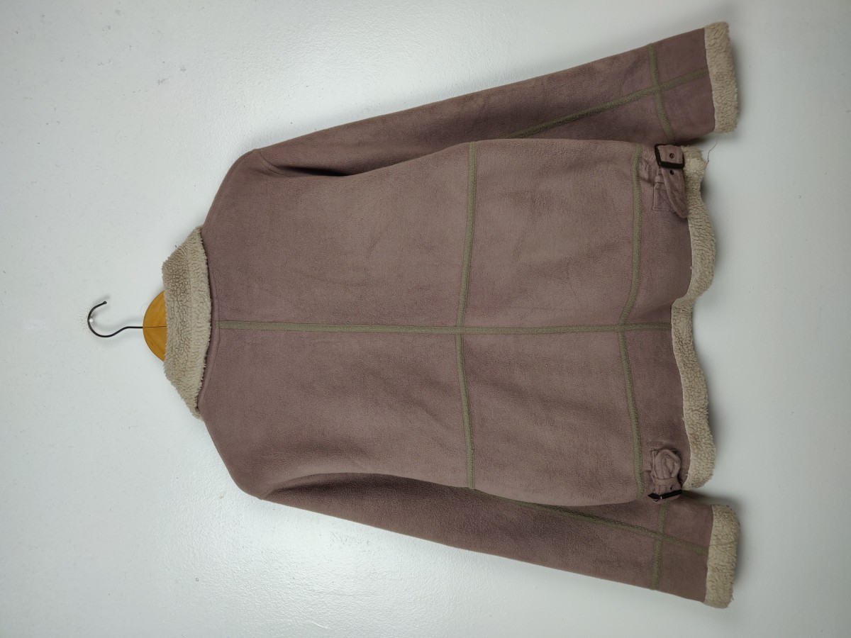 Made In Usa - Vintage Bear USA B-3 Style Sherpa Winter Jacket Outerwear - 8