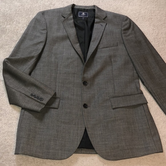 J. Crew - J Crew Thompson Suit Jacket in Worsted Wool - Charcoal - 5