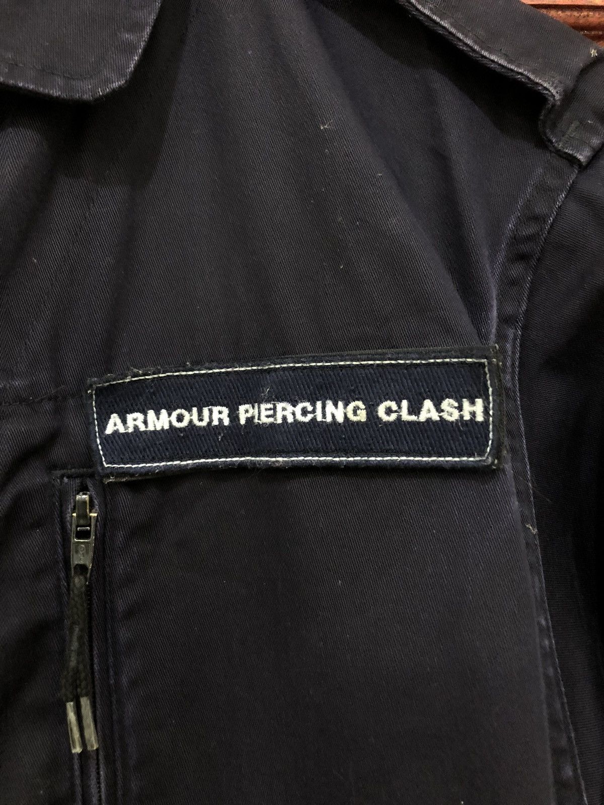 Vintage Armour Piercing Clash 80s Jacket Military Design - 9