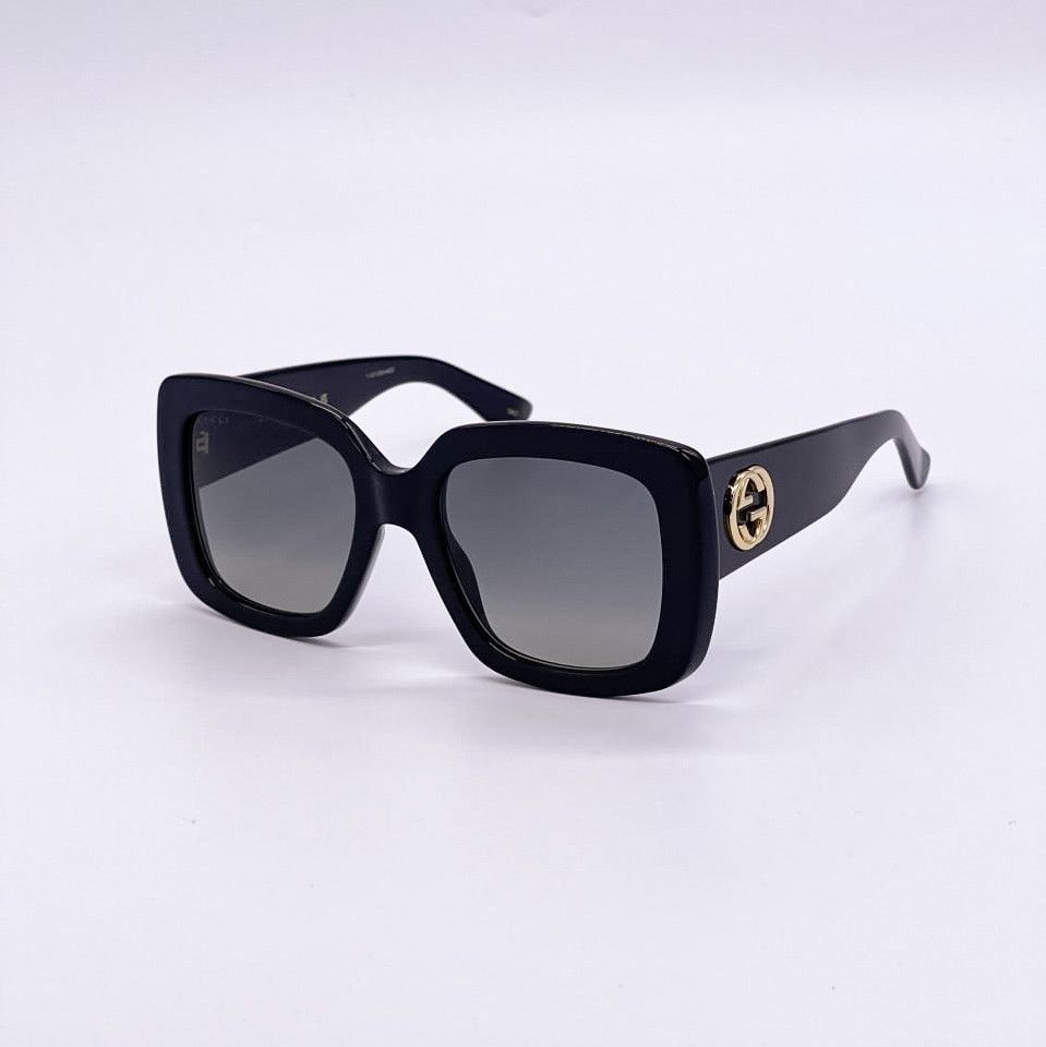 NEW GUCCI GG0141SN 001 WOMEN’S BLACK SUNGLASSES - 5