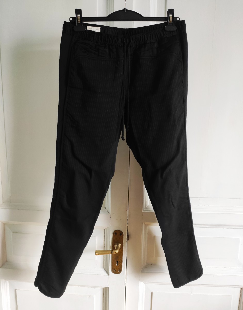Mixed wool & nylon striped pants AW15 - 4