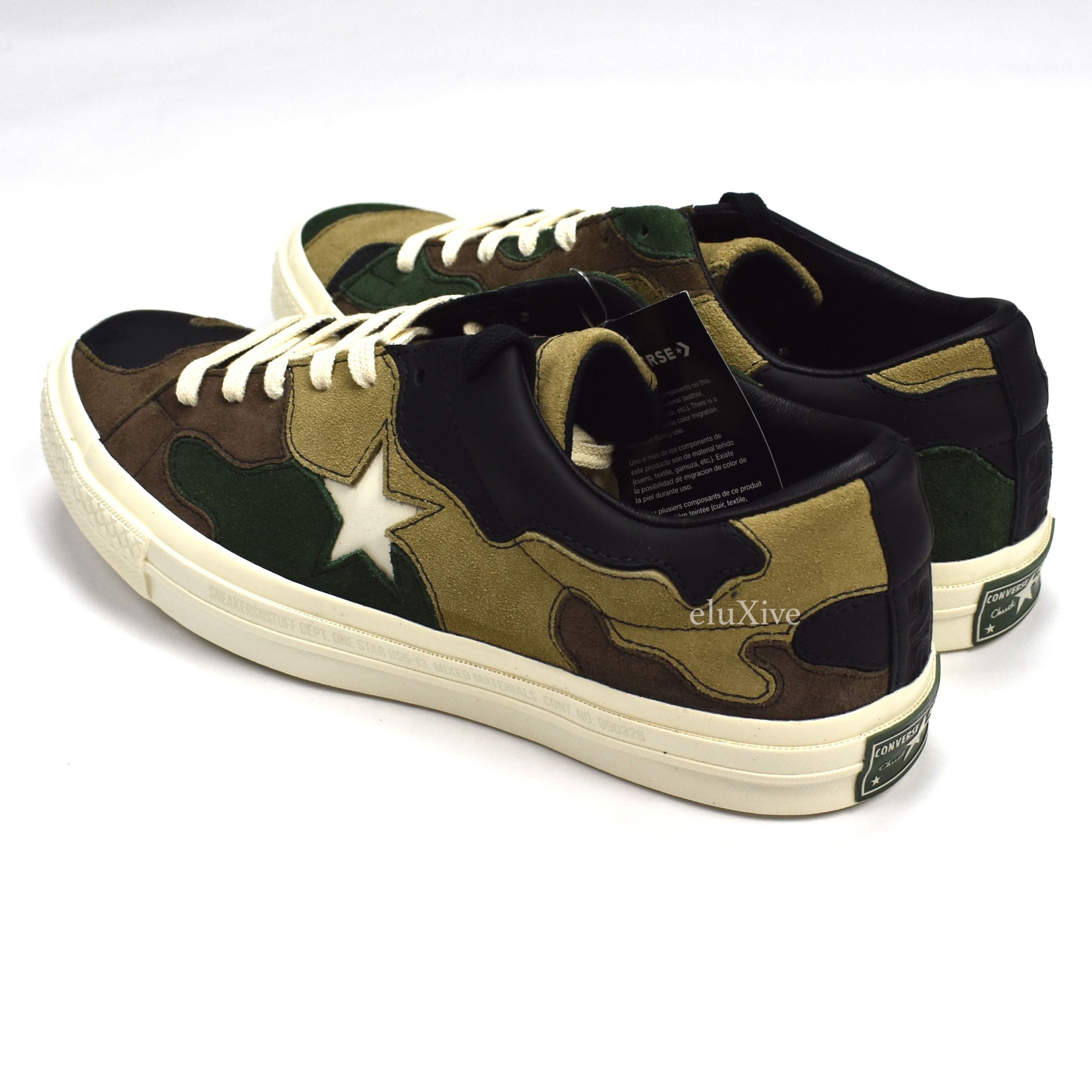 SNS Camo Patchwork One Star Sneakers DS - 7