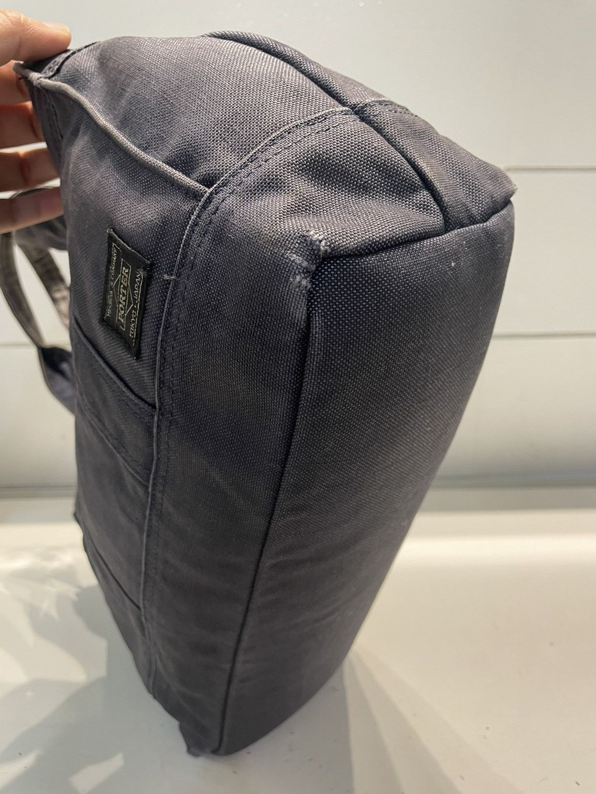 Porter Made In Japan Black Denim Tote Bag Denim Material - 4