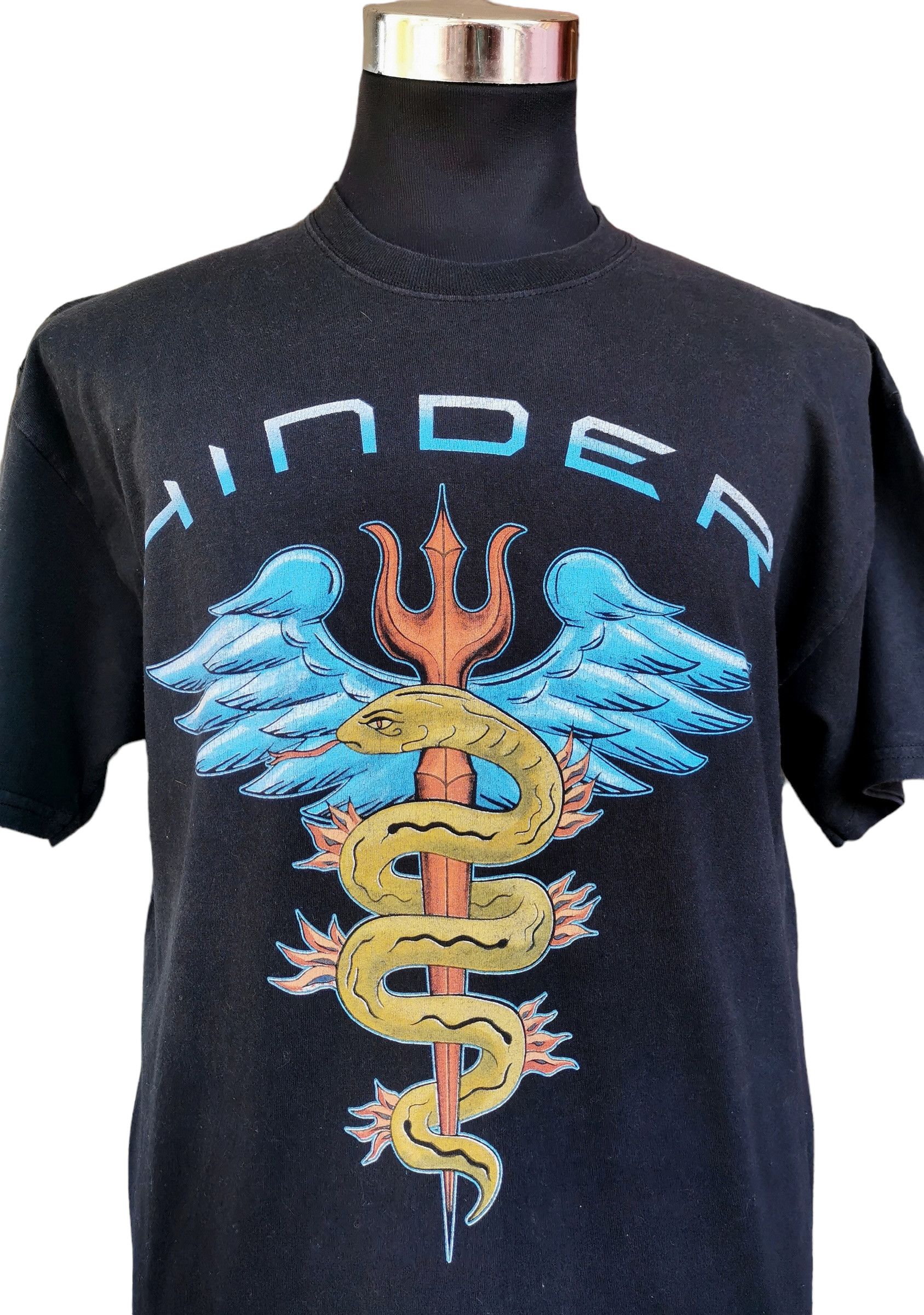 Vintage Hinder Rock Band Tshirt Lips Of Angel - 2