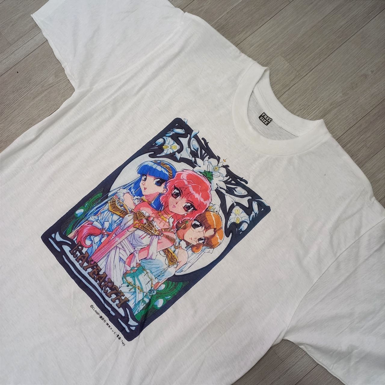 Vintage 90s MAGIC KNIGHT RAYEARTH Manga Anime T-shirt - 3
