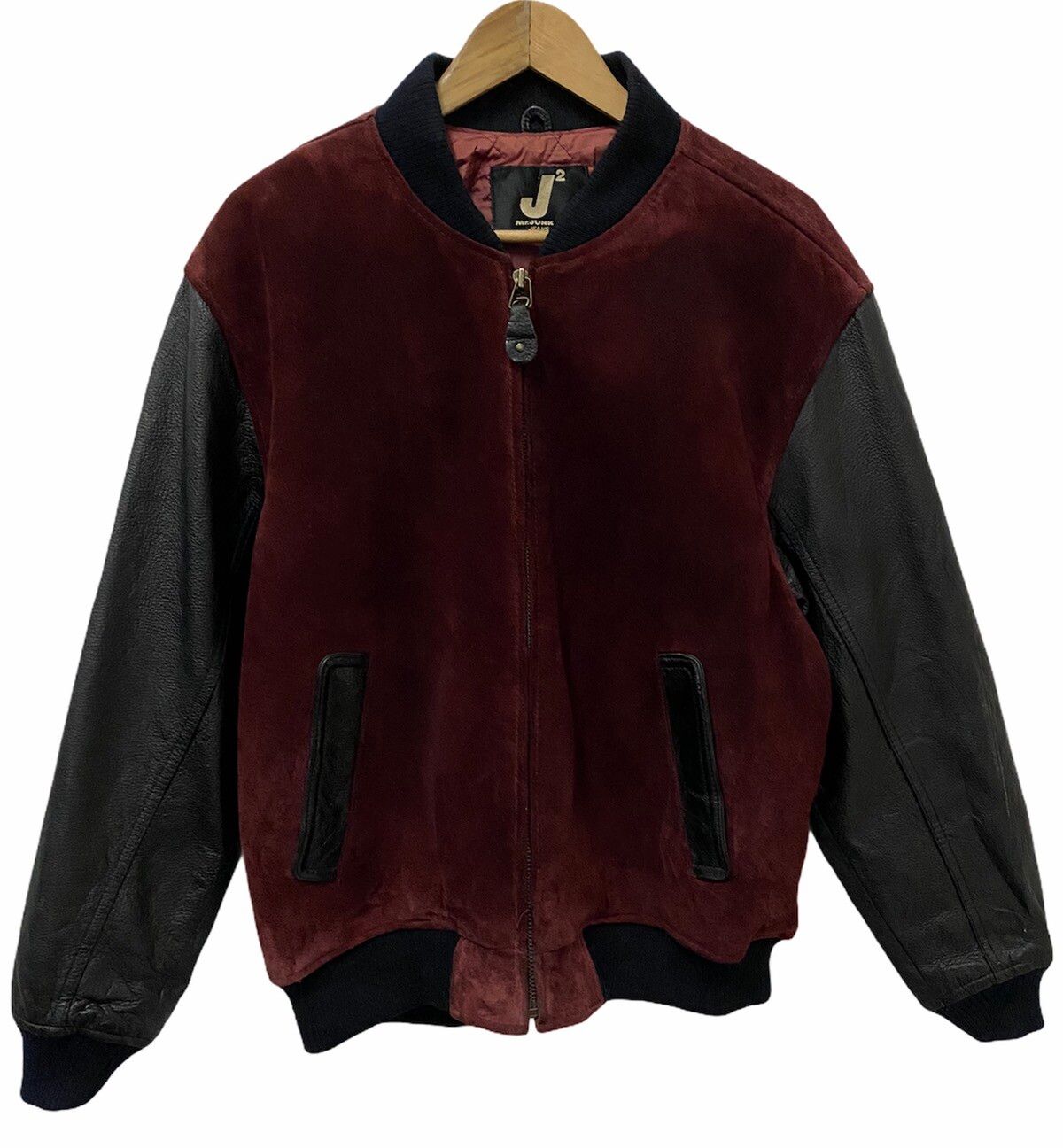 🔥Mr.Junko J2🔥Embroidery Big Logo Leather Jacket - 3