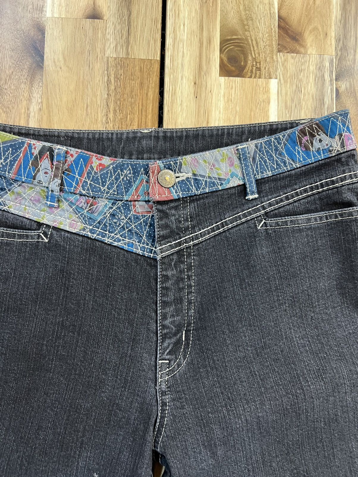 Vintage - Japanese Brand Flare Jeans Denim - 6