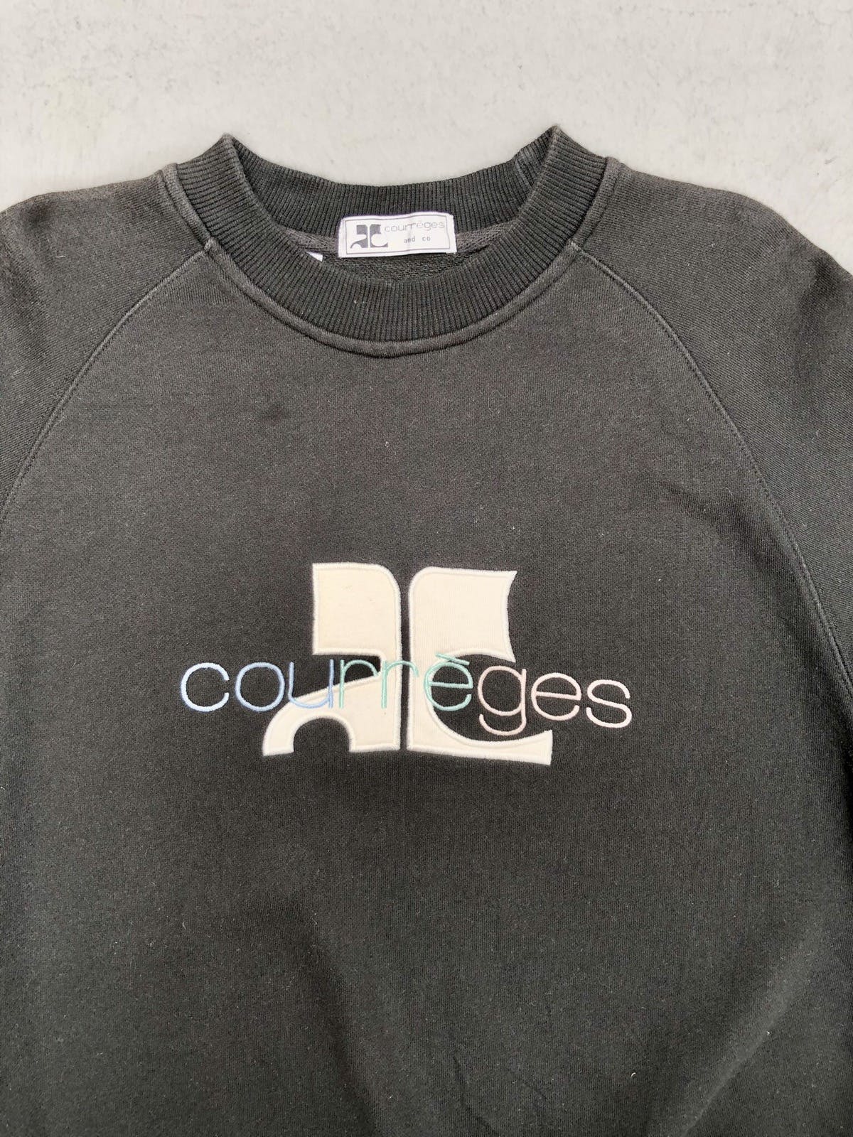 Courreges Embroidered Logo Sweatshirt - 1
