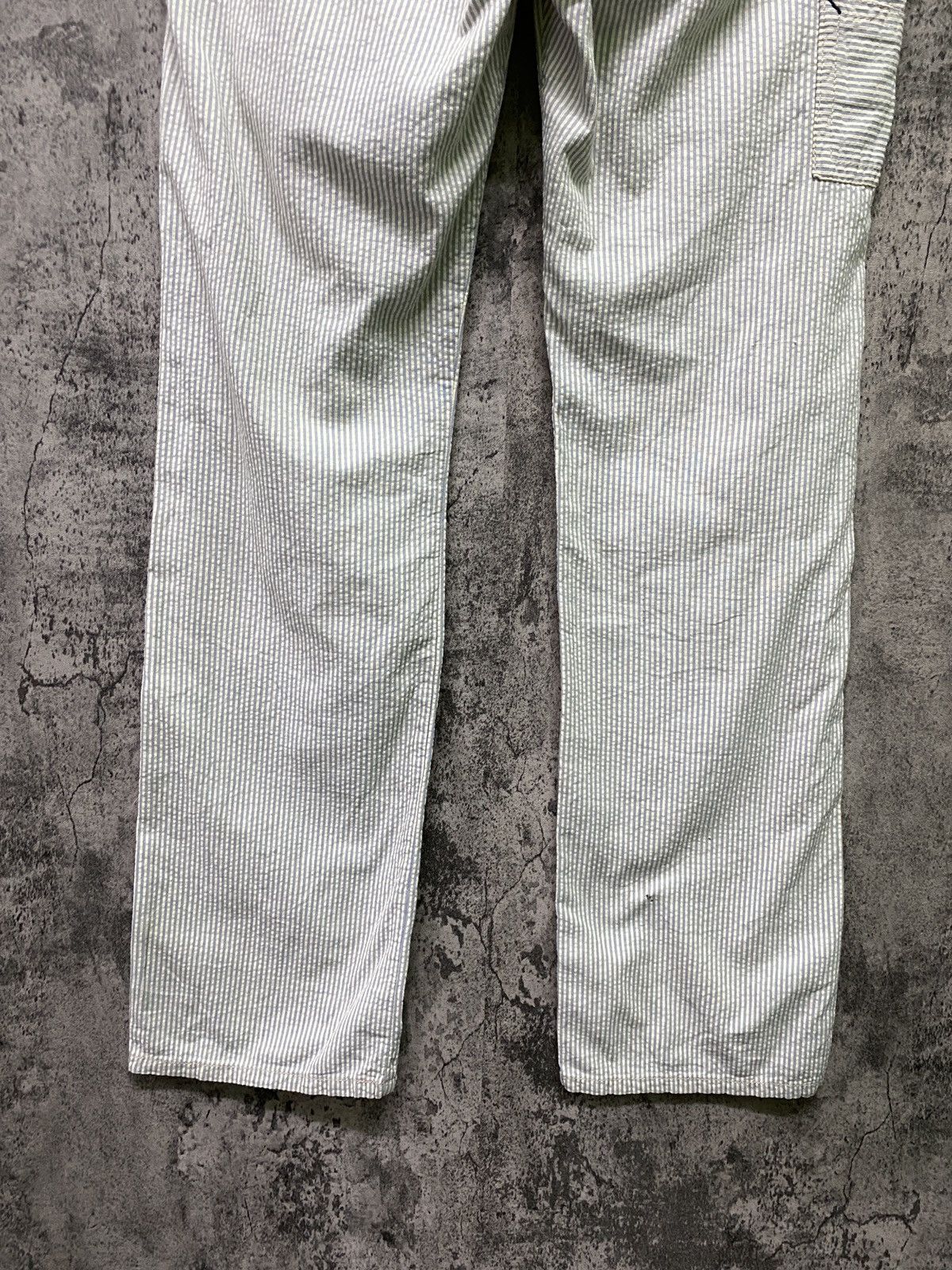 Vintage - Japan Pinstriped BEAMSBOY Carpenter Workwear Pants - 12