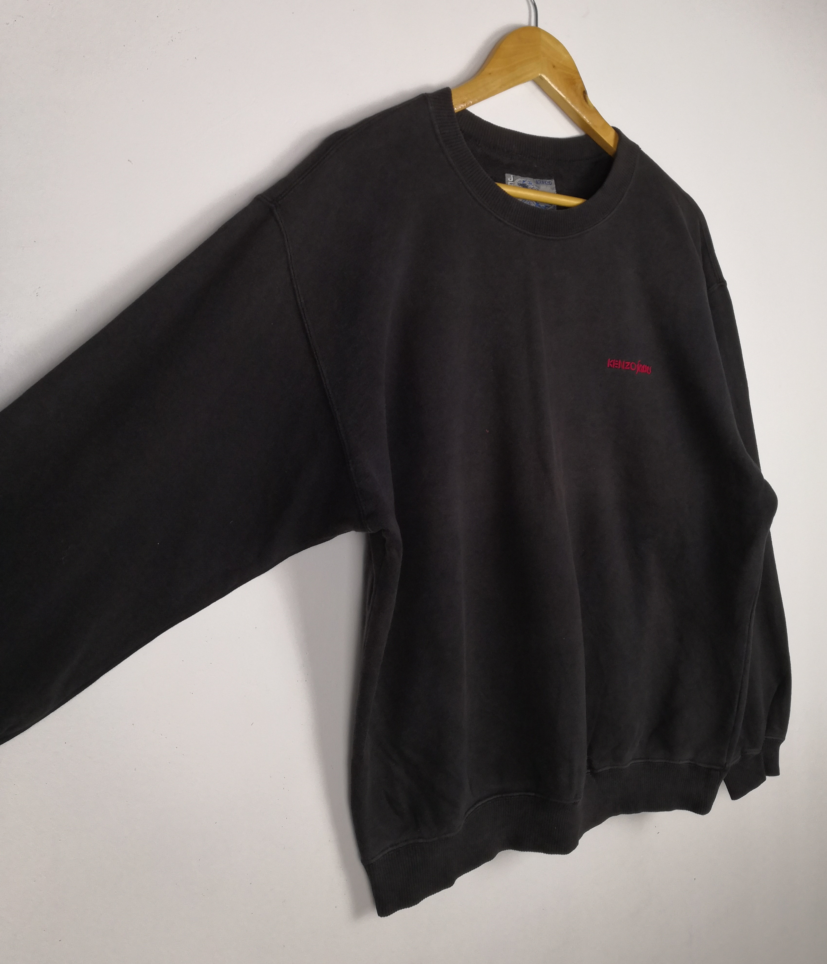 Vintage - Vintage 90s Kenzo Sweatshirt Big Logo Kenzo Sweater - 3