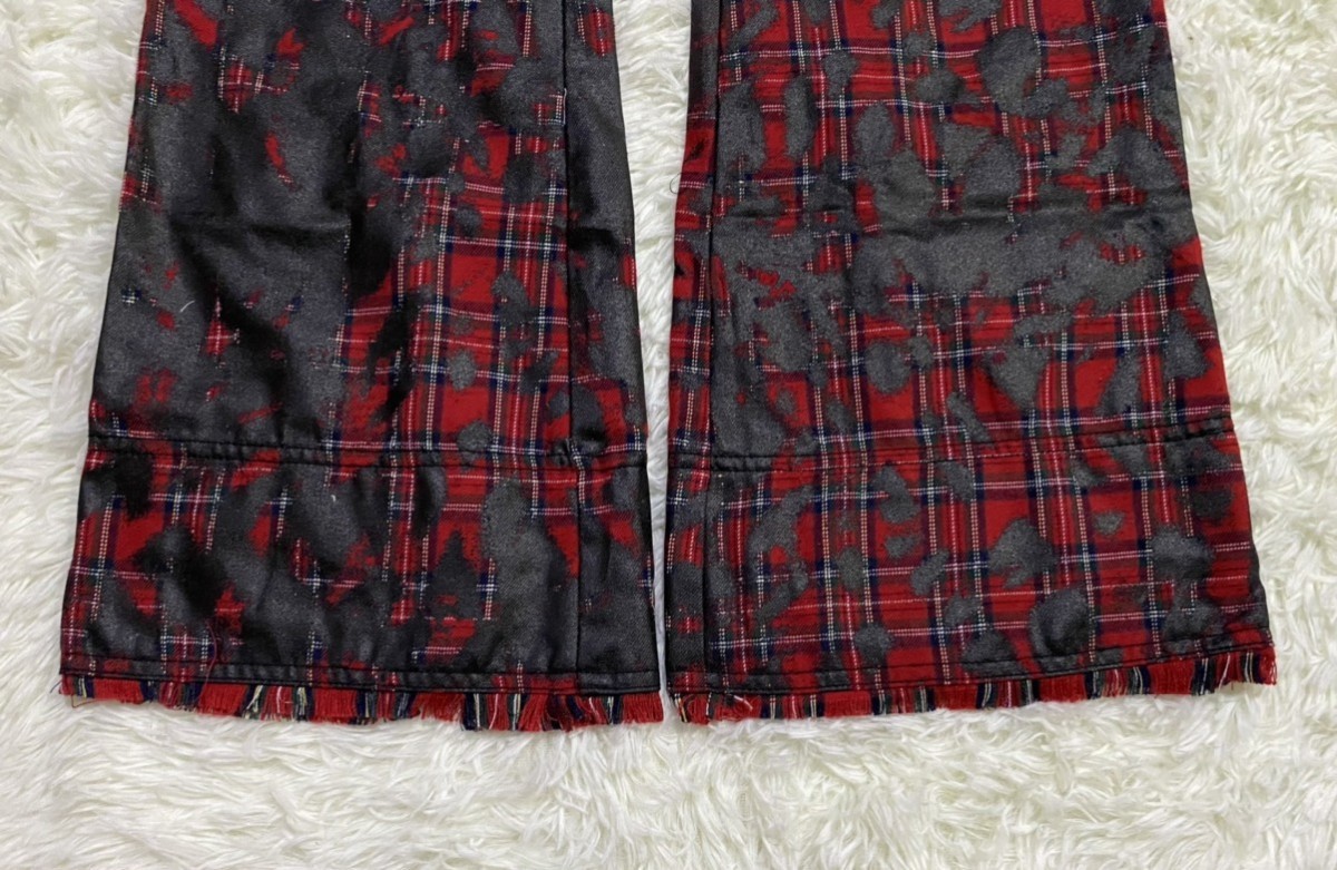 Custom Made - Algonquins Paint Painting Flare Pants - 4