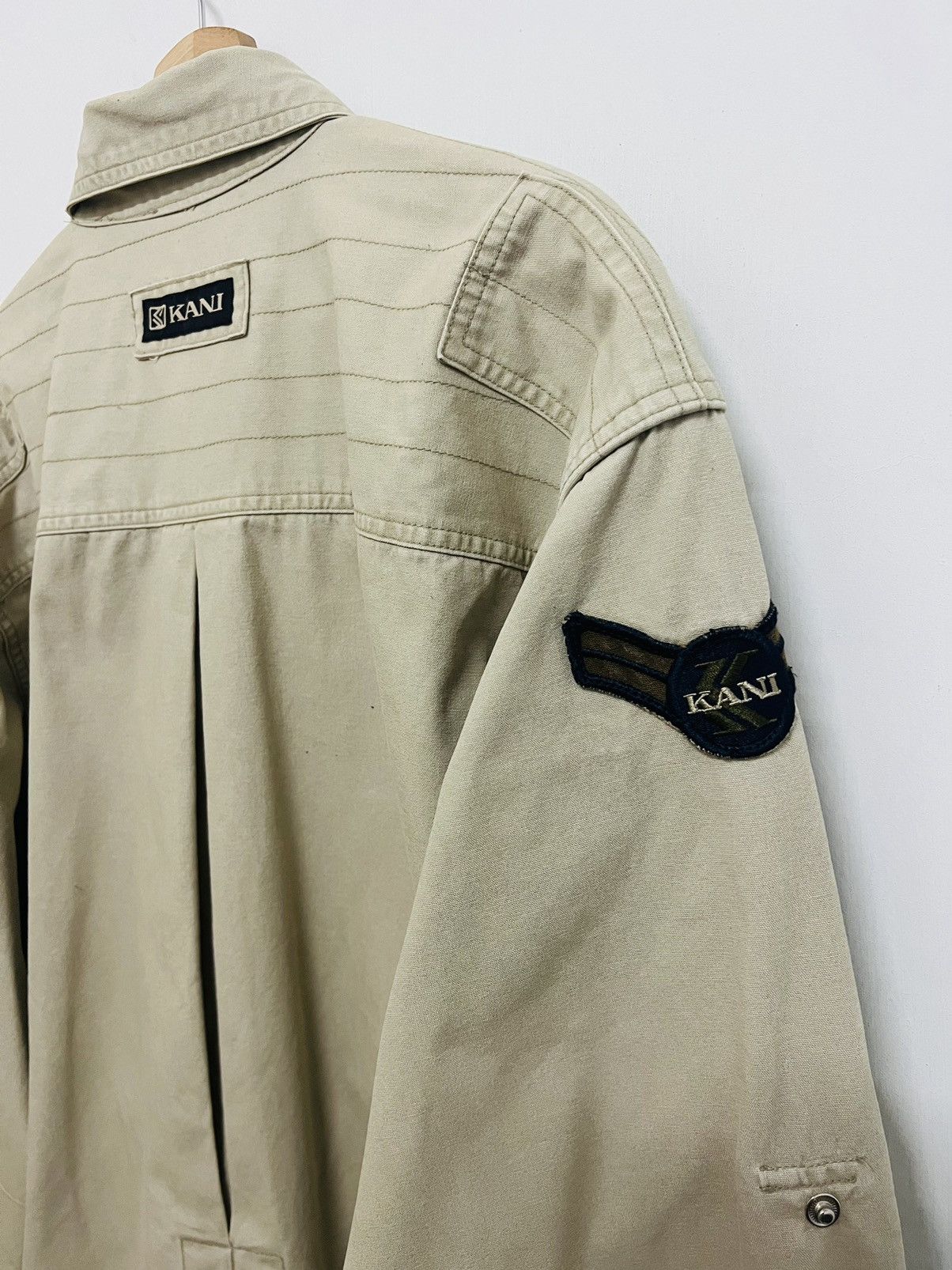 Vintage Karl Kani Khakis Flight Force Oversize Shirt - 12