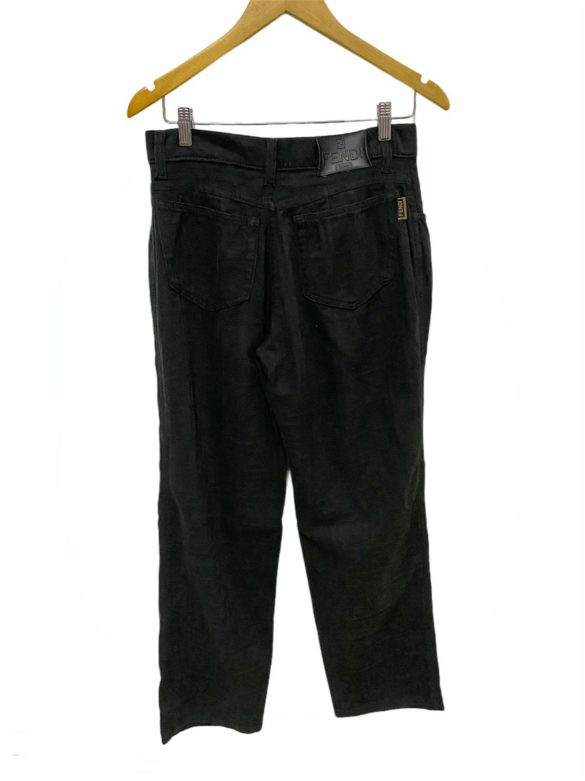 FENDI Zucca Monogram FF Logo Jeans Pants - 5