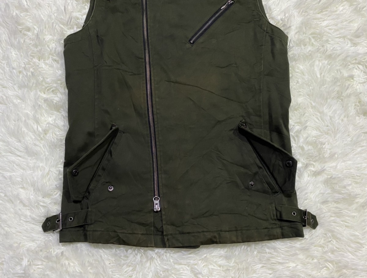 Japanese Brand - Semantic Design Sleeveless Hoodie Jacket - 4