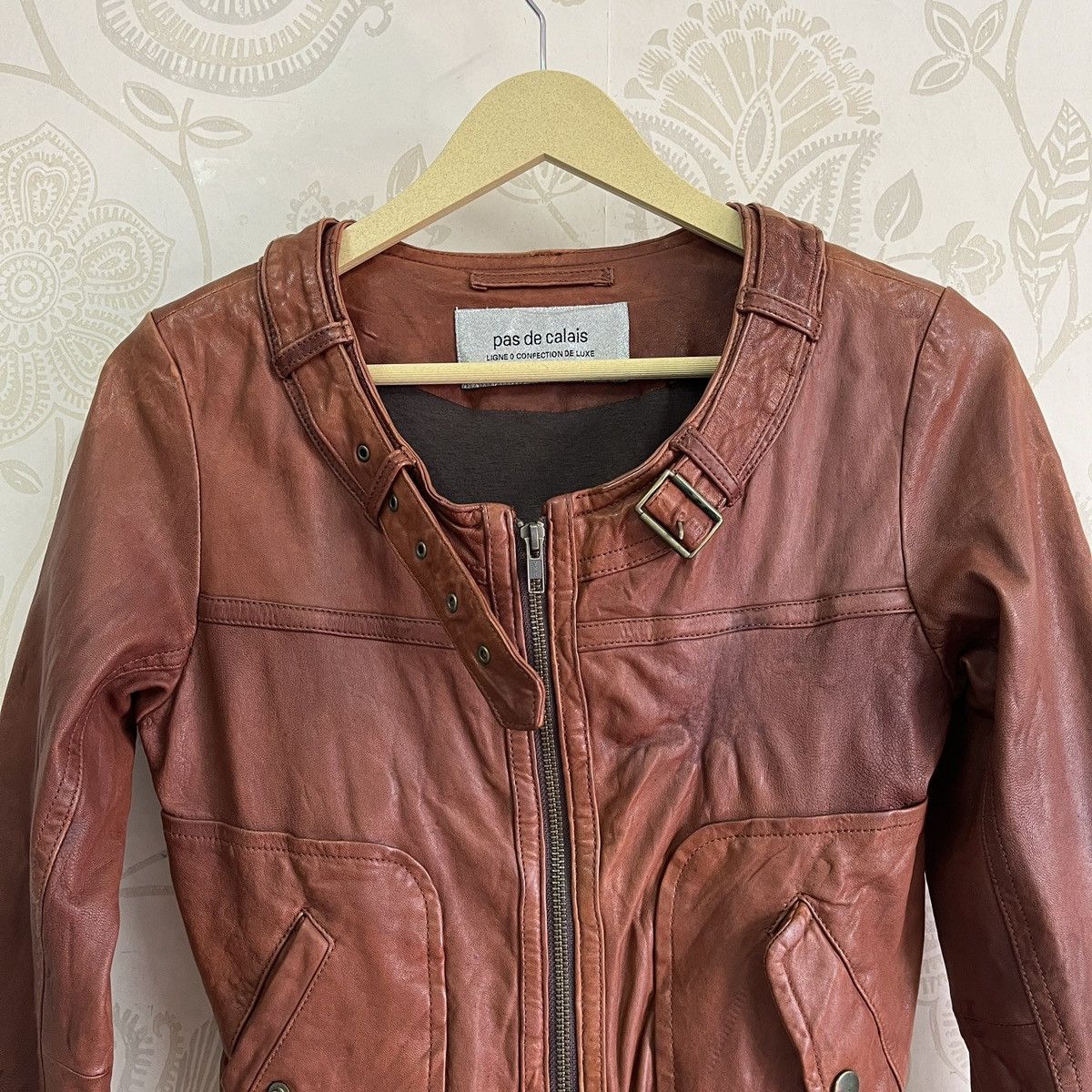 Seditionaries - Bondage Pas De Calais Sheepskin Leather Jacket Size 38 - 23