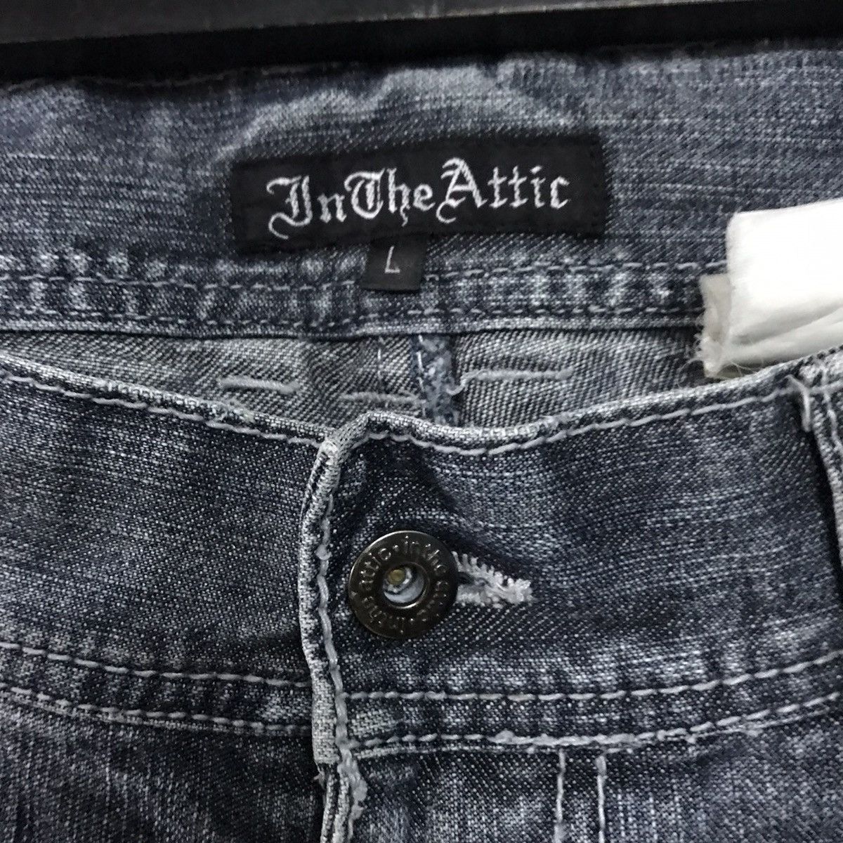 Japanese Brand - IN THE ATTIC Distressed Denim Dirty Patches Jeans - 9