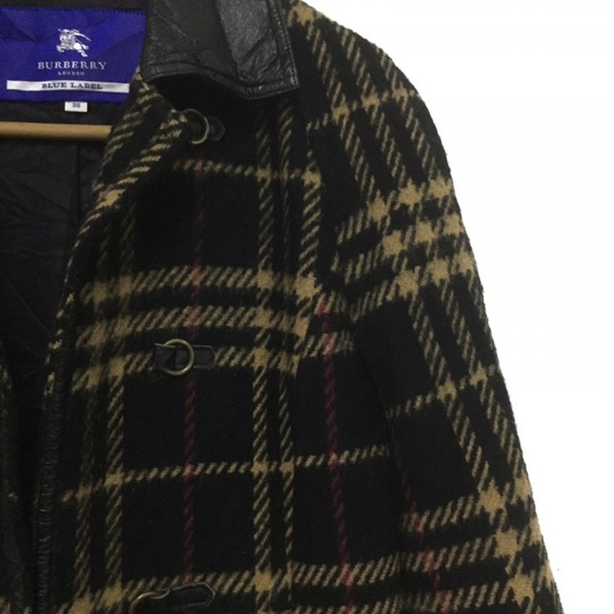 Rare Burberry wool parka nova check buy for your .girlfriend - 4