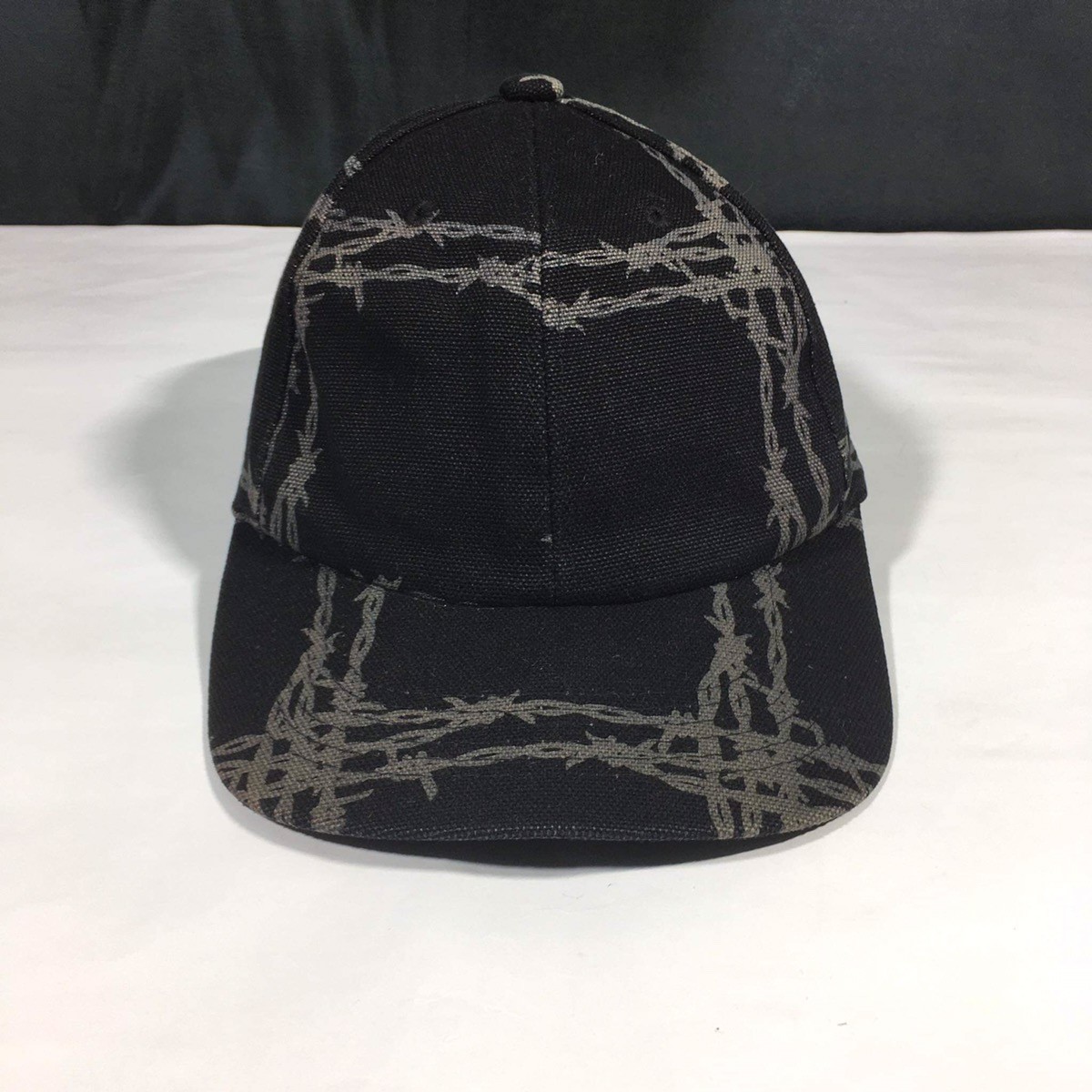 AW96 Barbed Wire Leather Strap Hat - 2