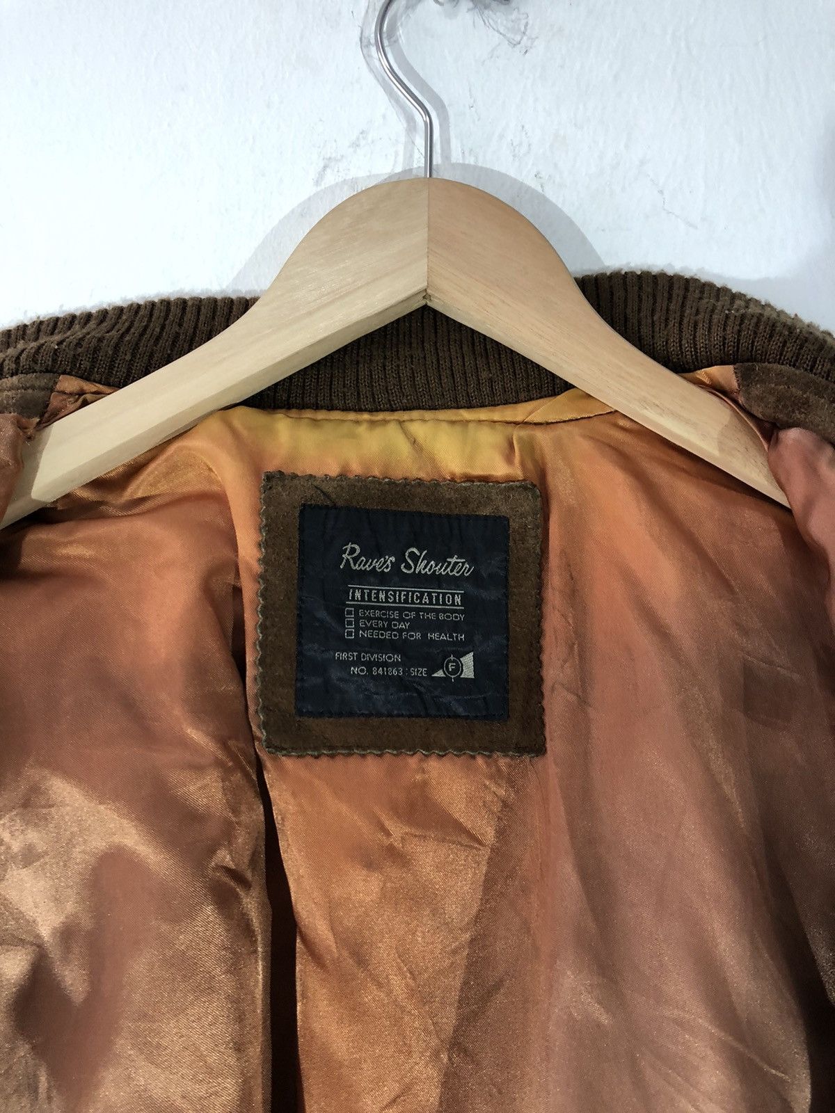 Vintage - Raver Shouter Leather Bomber Jacket - 4