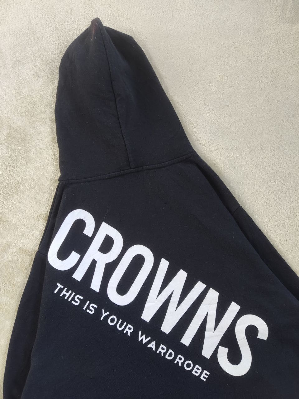 Japanese Brand - RODEO CROWN Spellout Big Graphic Baggy Pullover Hoodie - 4